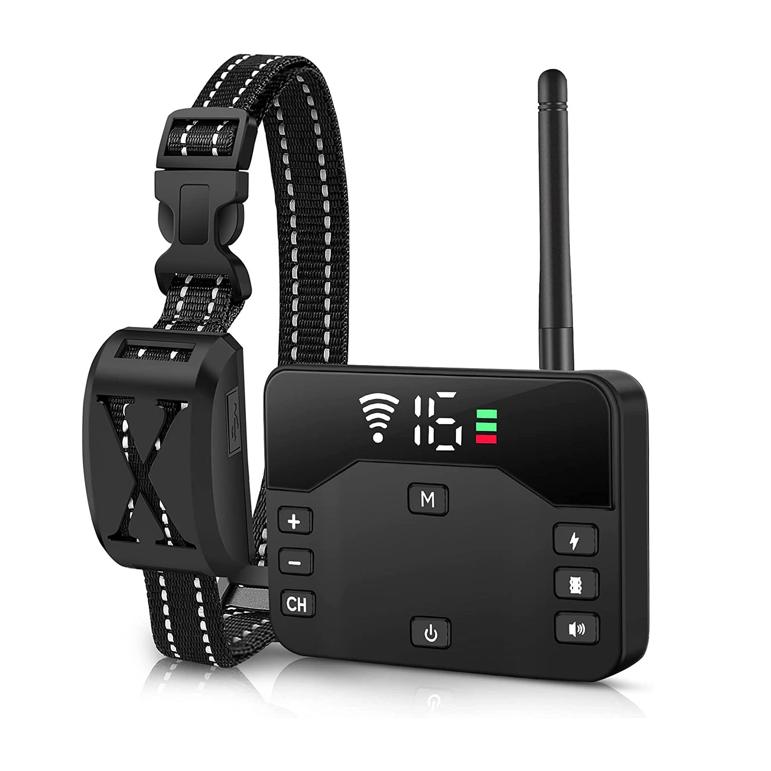 GBruno 2-in-1 Wireless Electric Dog Fence System