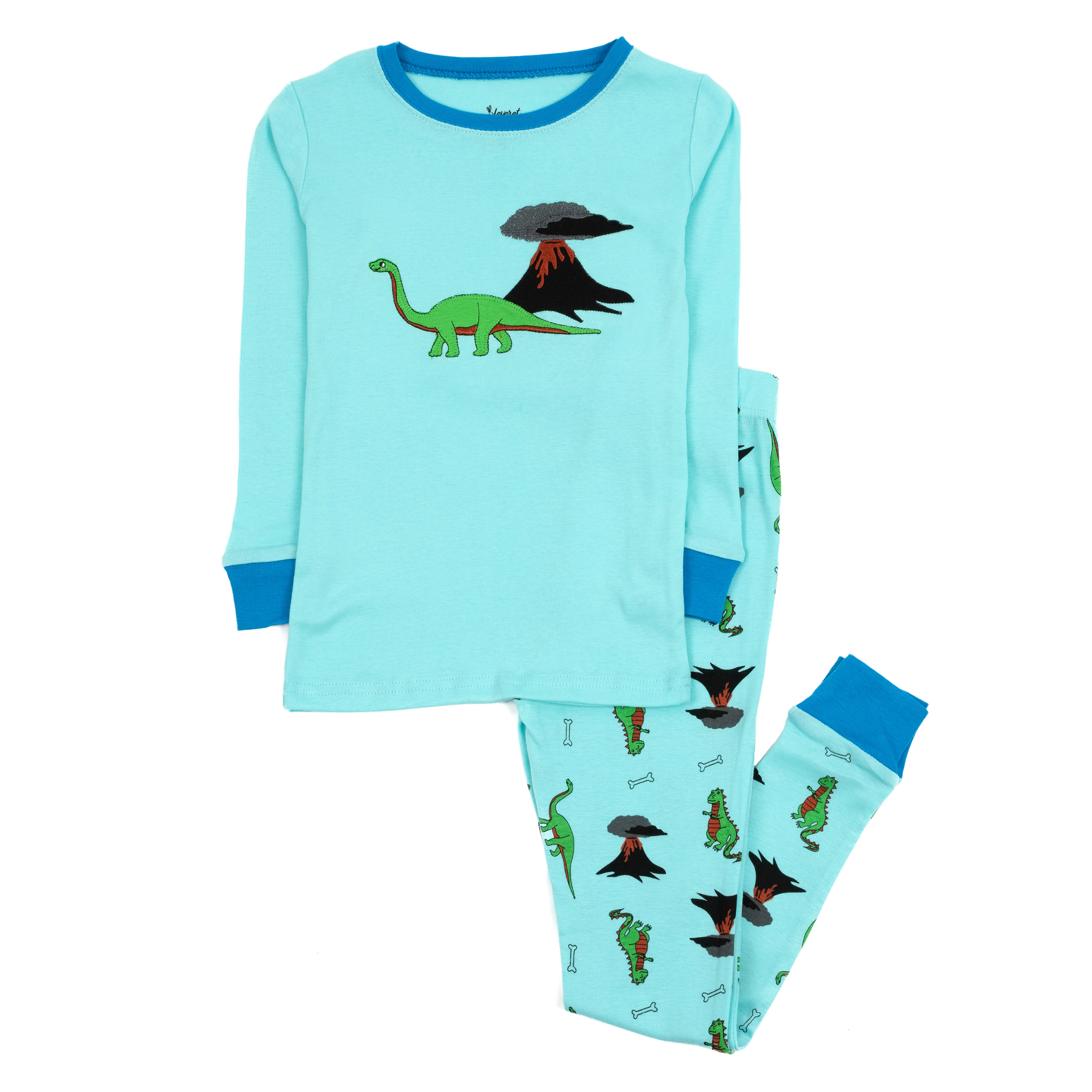 Leveret Baby/Toddler/Kids 2-pc Cotton Snug Fit Dinosaur Pajamas