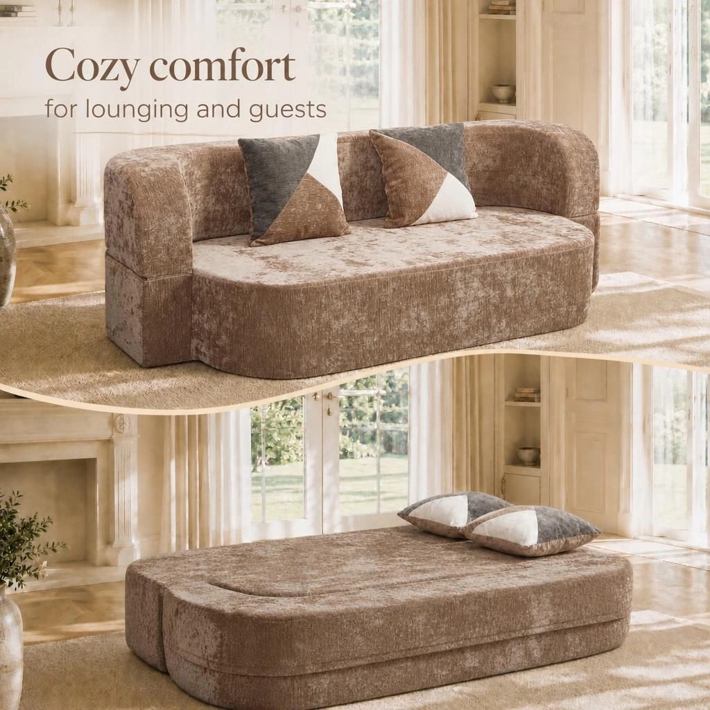 GOODSILO Convertible Folding Floor Sofa Bed Multi Functional