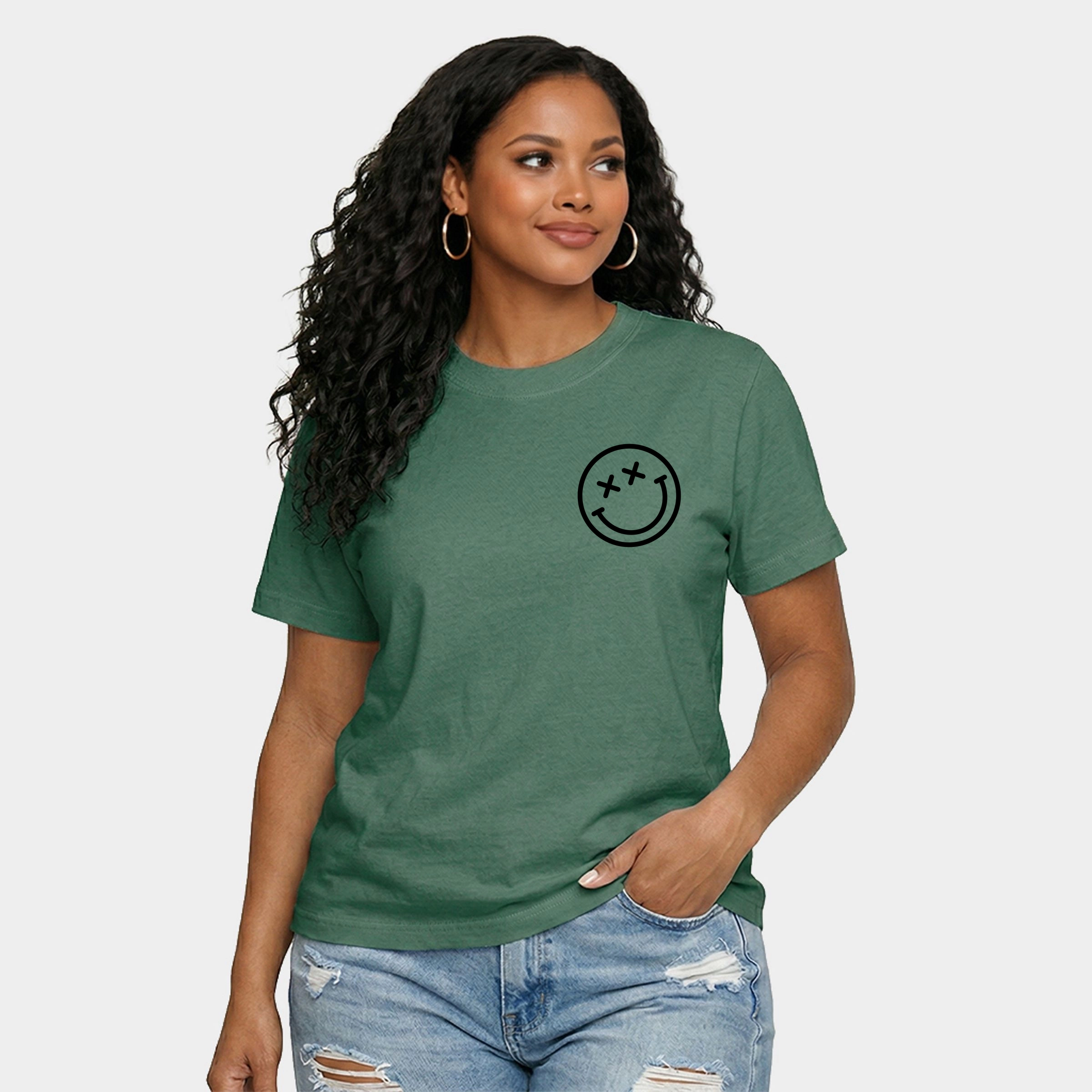Simply Sage Market - Women's Relaxed Boxy Tee S.W.Smiley Certified Menace