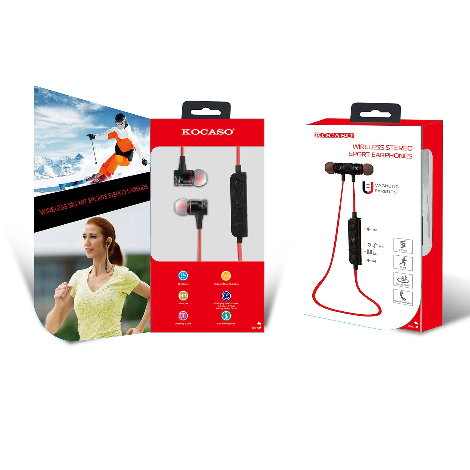 GBruno Magnetic Neckband Wireless Headphones