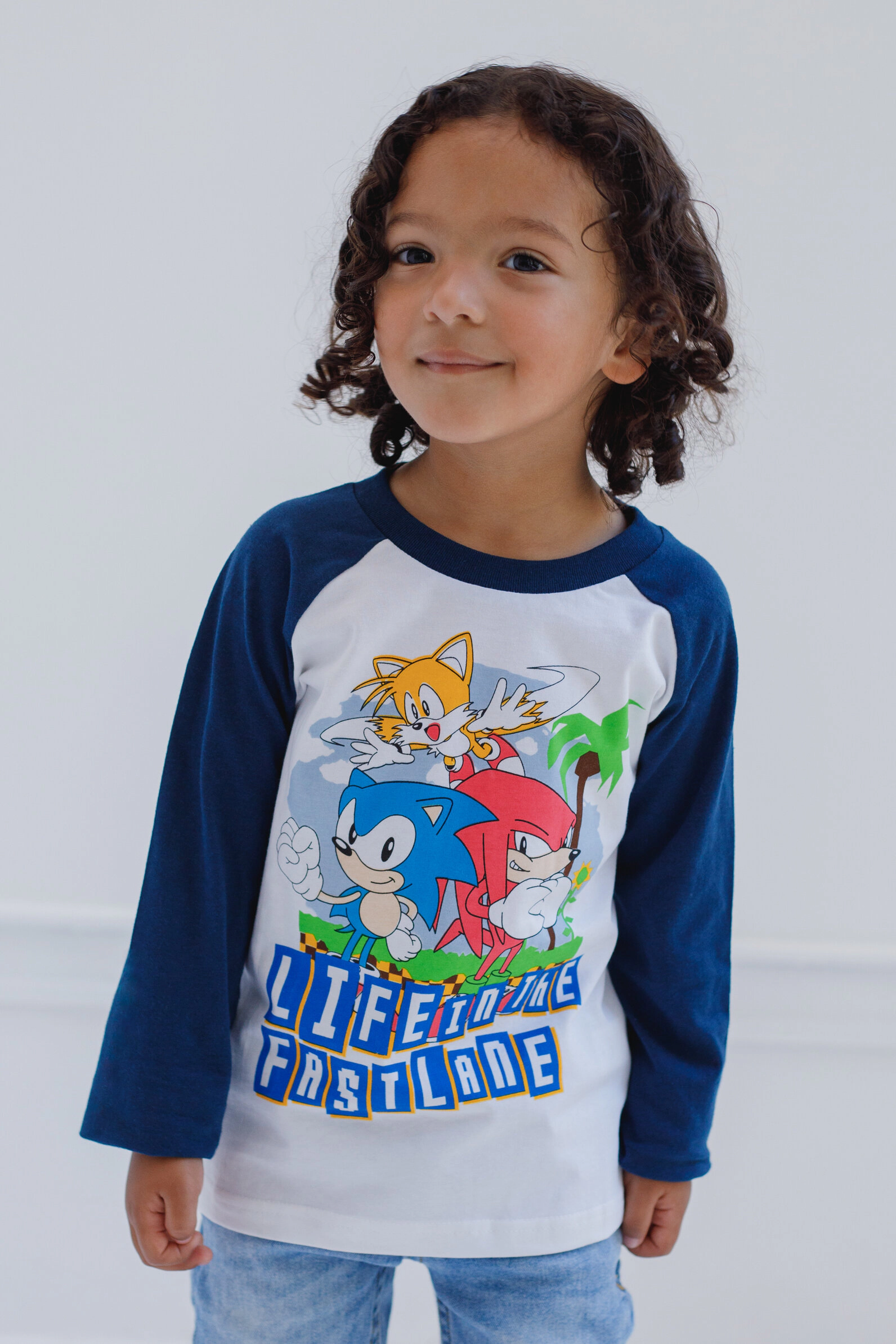 SEGA Sonic the Hedgehog Boys' 2-Pack Long Sleeve T-Shirts