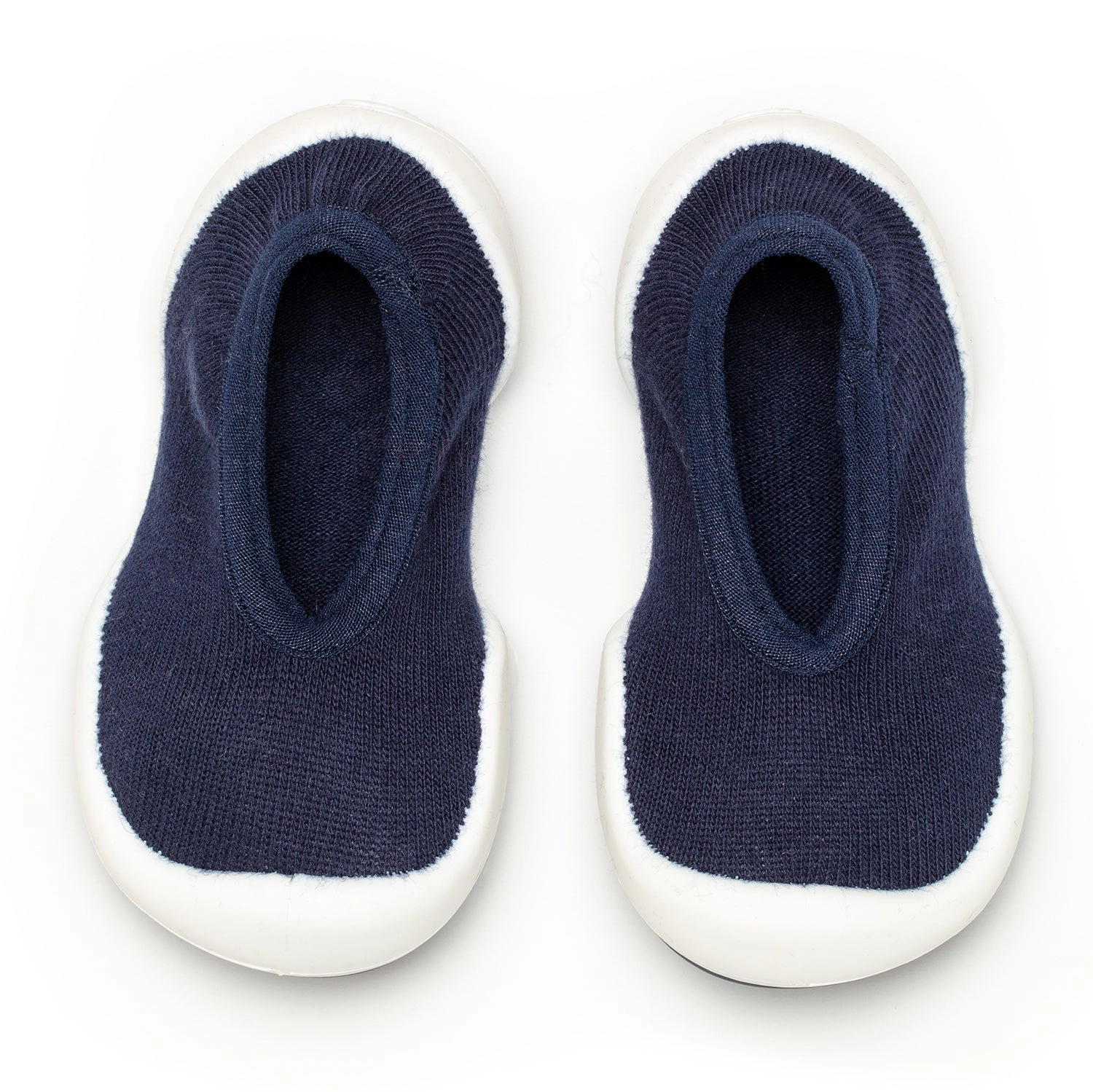 Komuello Toddler Boy Girl First Walk Sock Shoes Flat Navy