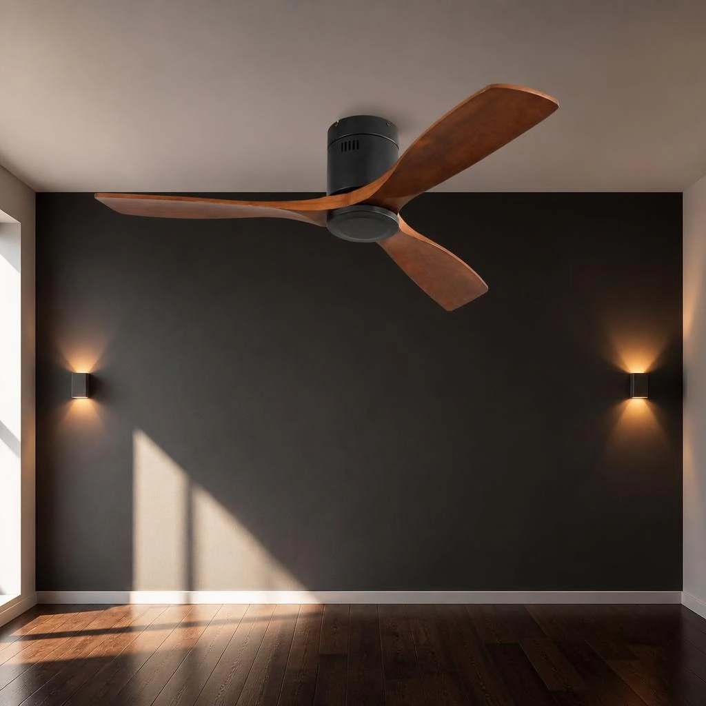 ELEMENT ACE 52 Inch Low Profile Flush Mount Ceiling Fan