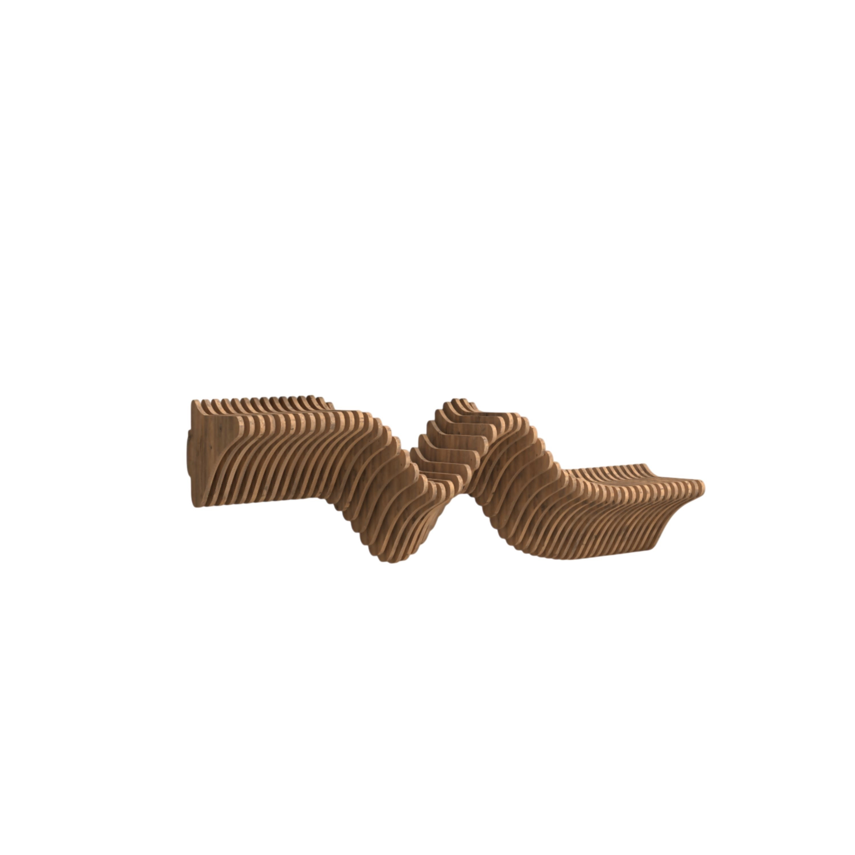 Wear Sierra 40" Geometric Floating Wall Shelf