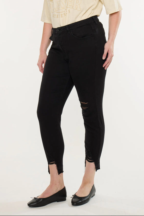 Kancan Women's Plus High Rise Ankle Skinny Jeans Pierson