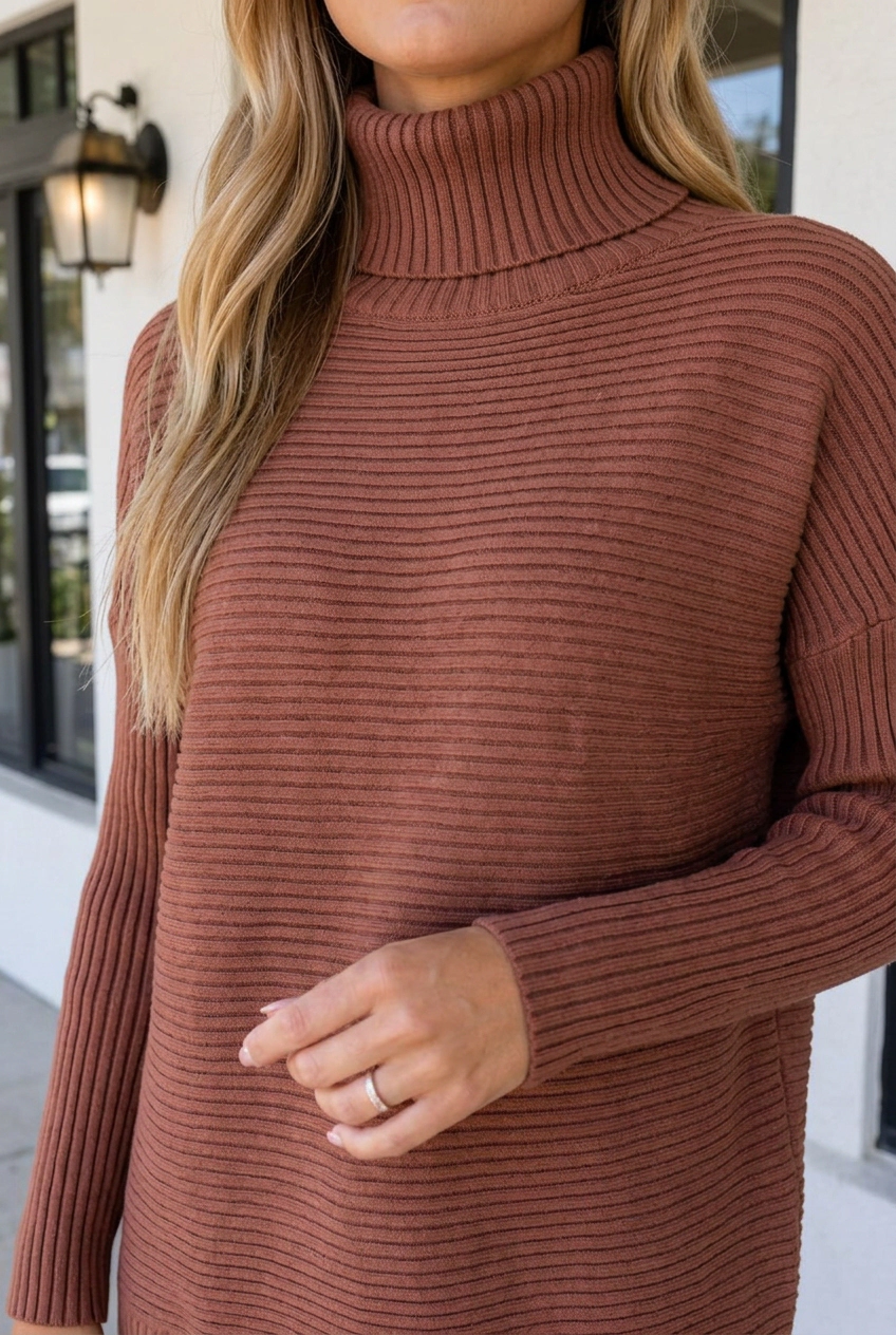 Threaded Pear Women's Rebecca Knit Tunic Sweater