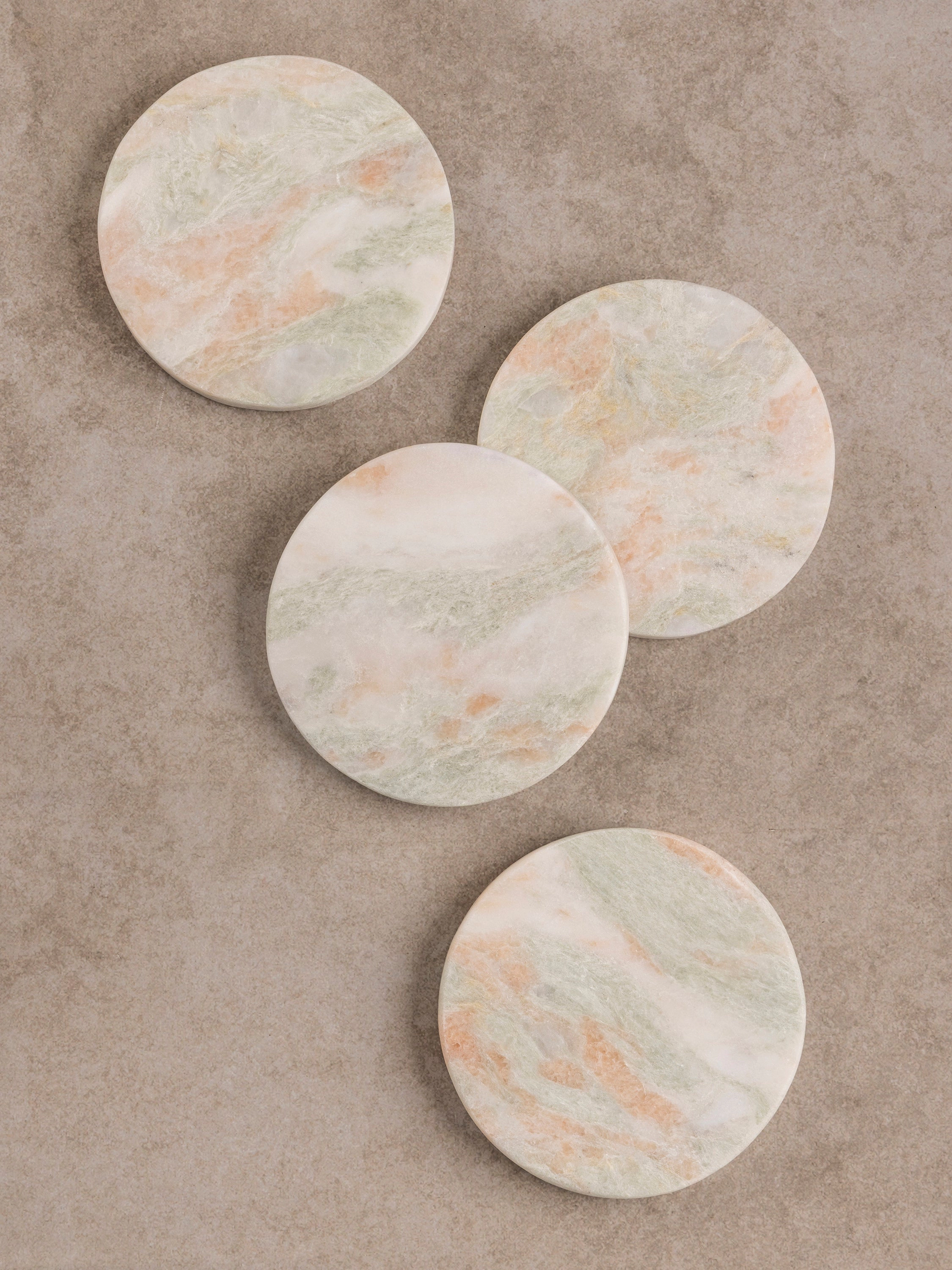 GAURI KOHLI Moonlight Onyx Coasters