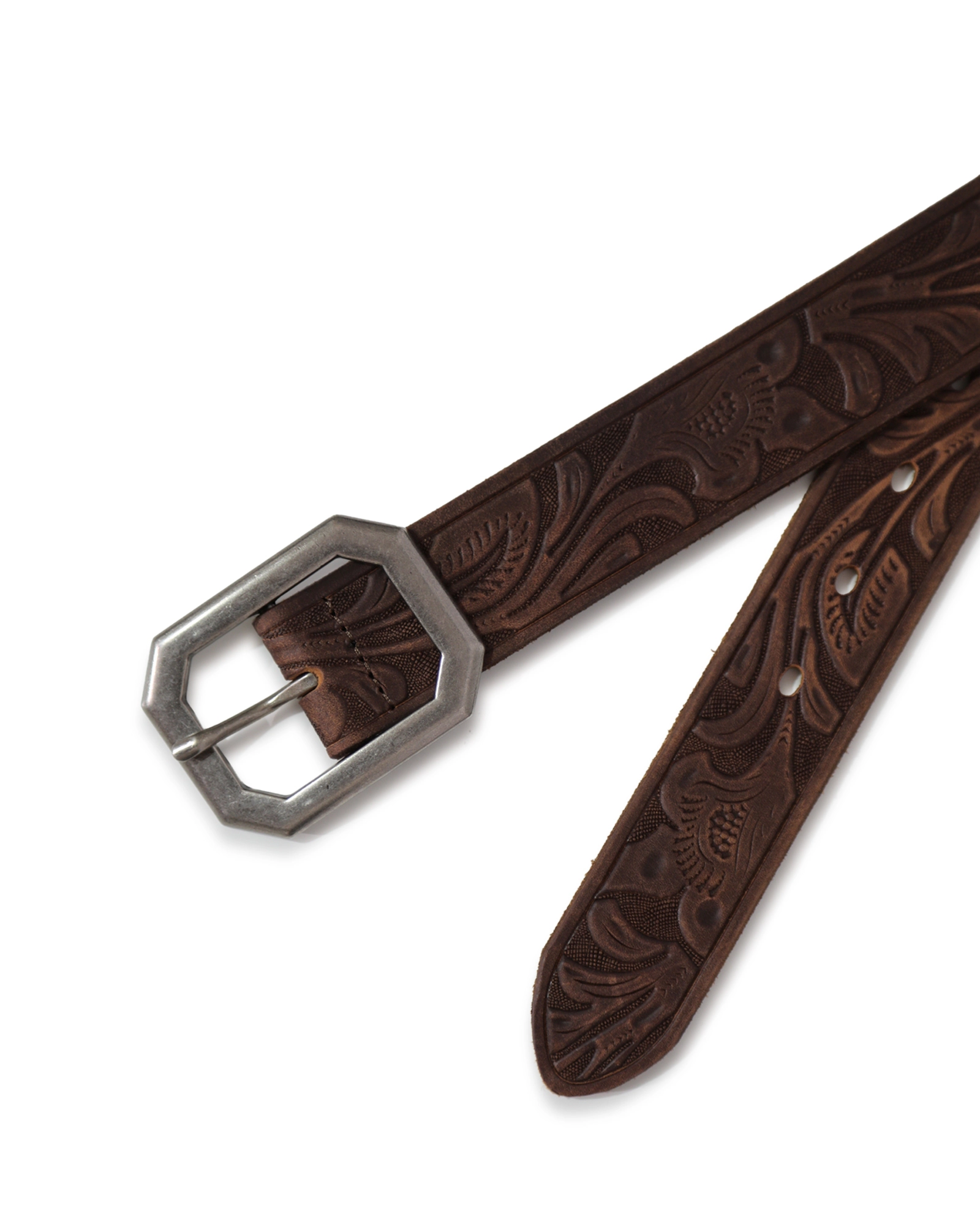 Belle & Bloom Stand By Me Embossed Leather Belt