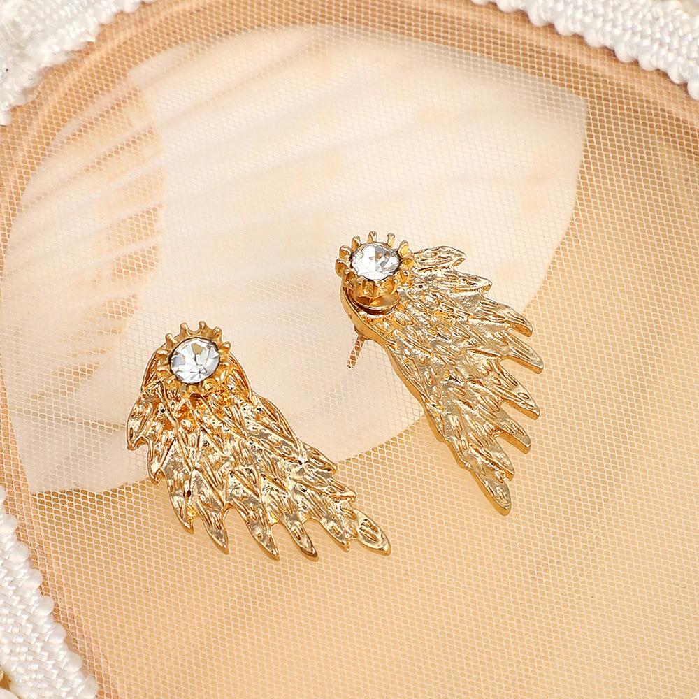 SOHI Women's California Gold the Ecarus Drop Earrings