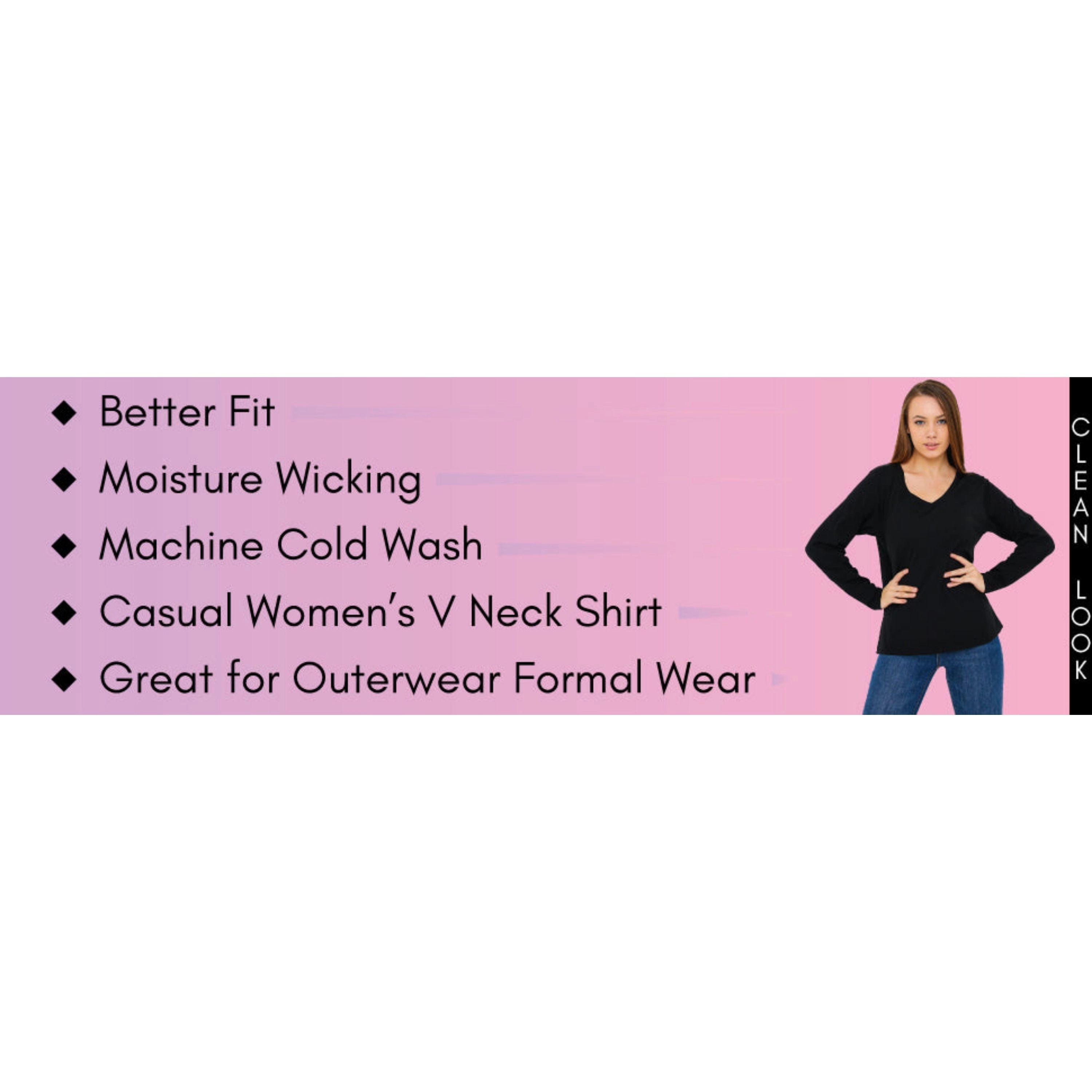 Wear Sierra Women's Long-Sleeve V-Neck Shirt