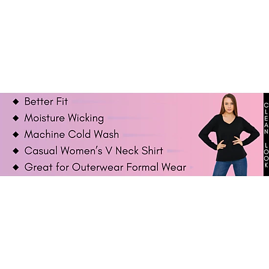 Wear Sierra Women's Long-Sleeve V-Neck Shirt