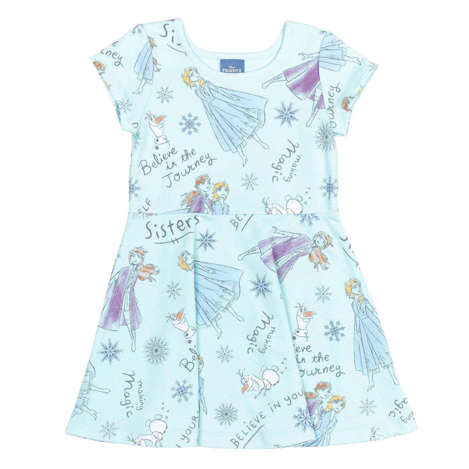 Disney Girls' Skater Dress and Scrunchie Set