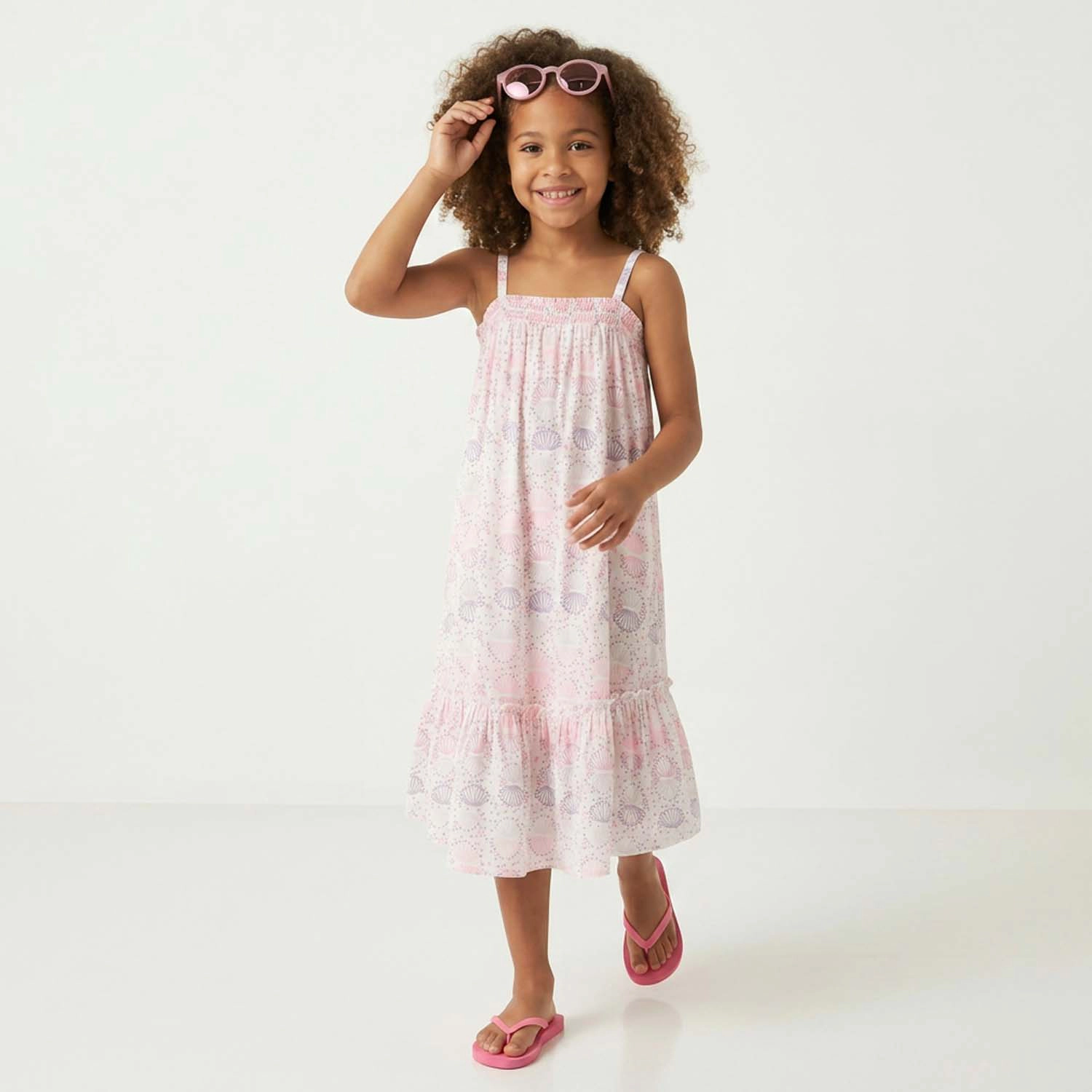 Rockets of Awesome Shell Smocked Dress for Girls