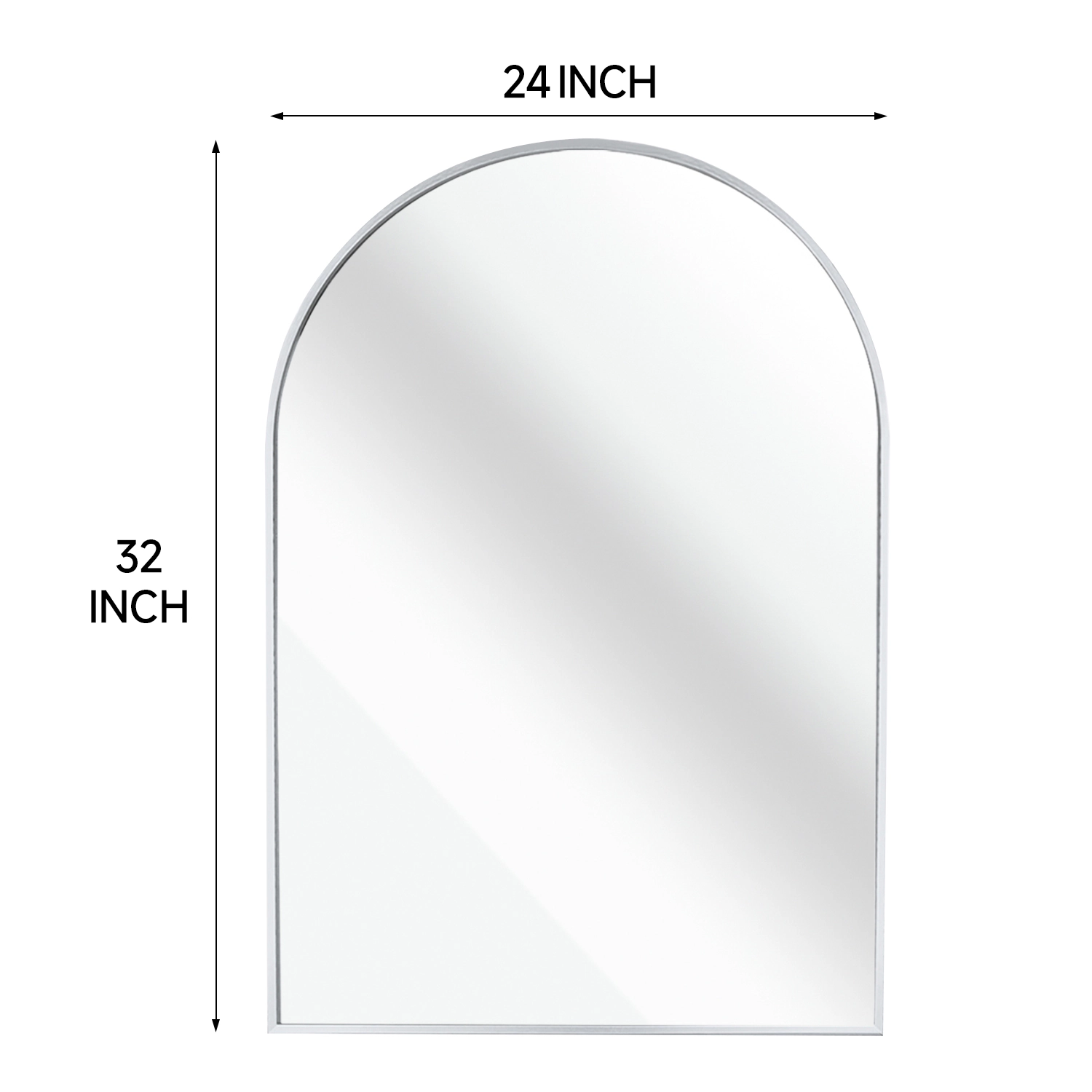 ELEMENT ACE Modern Rectangular Bathroom Vanity Mirror