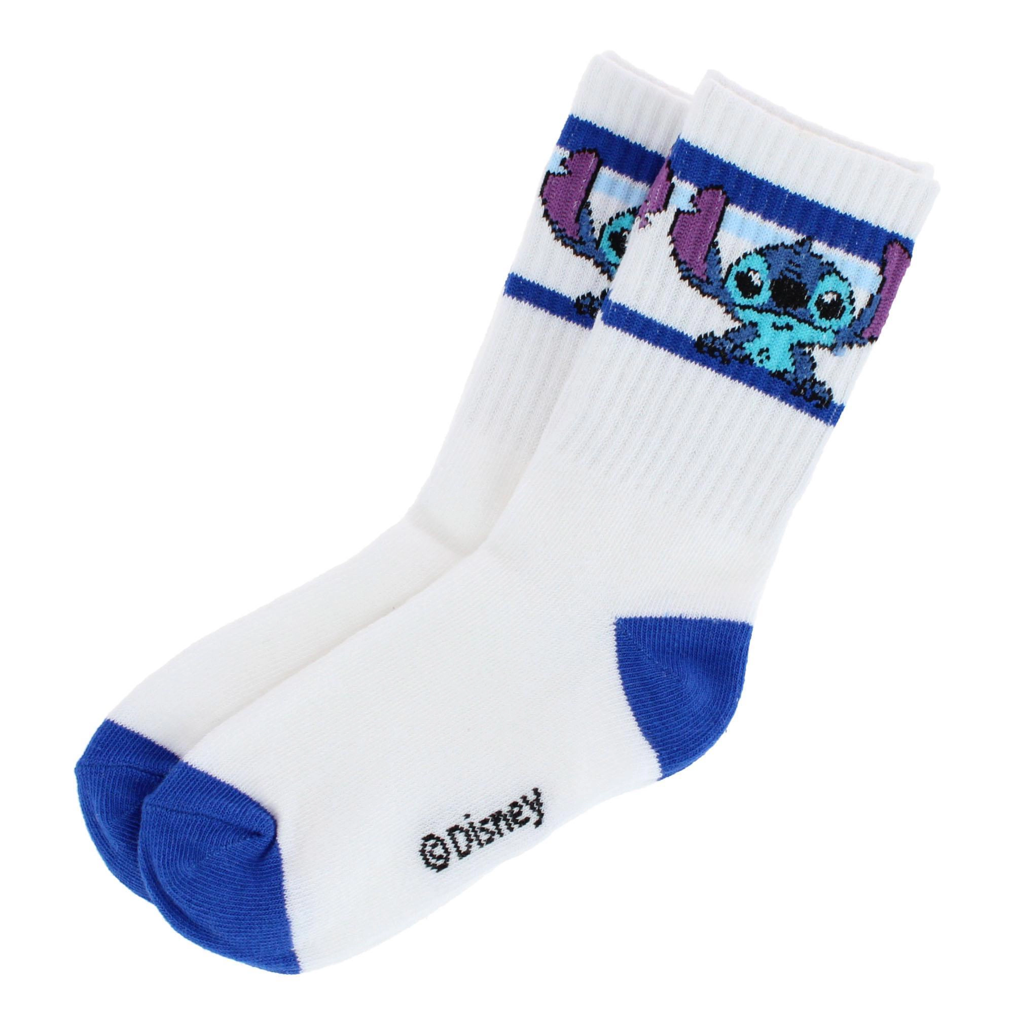 Textiel Trade Boy's Disney Lilo & Stitch Ribbed Athletic Socks (2 Pair)