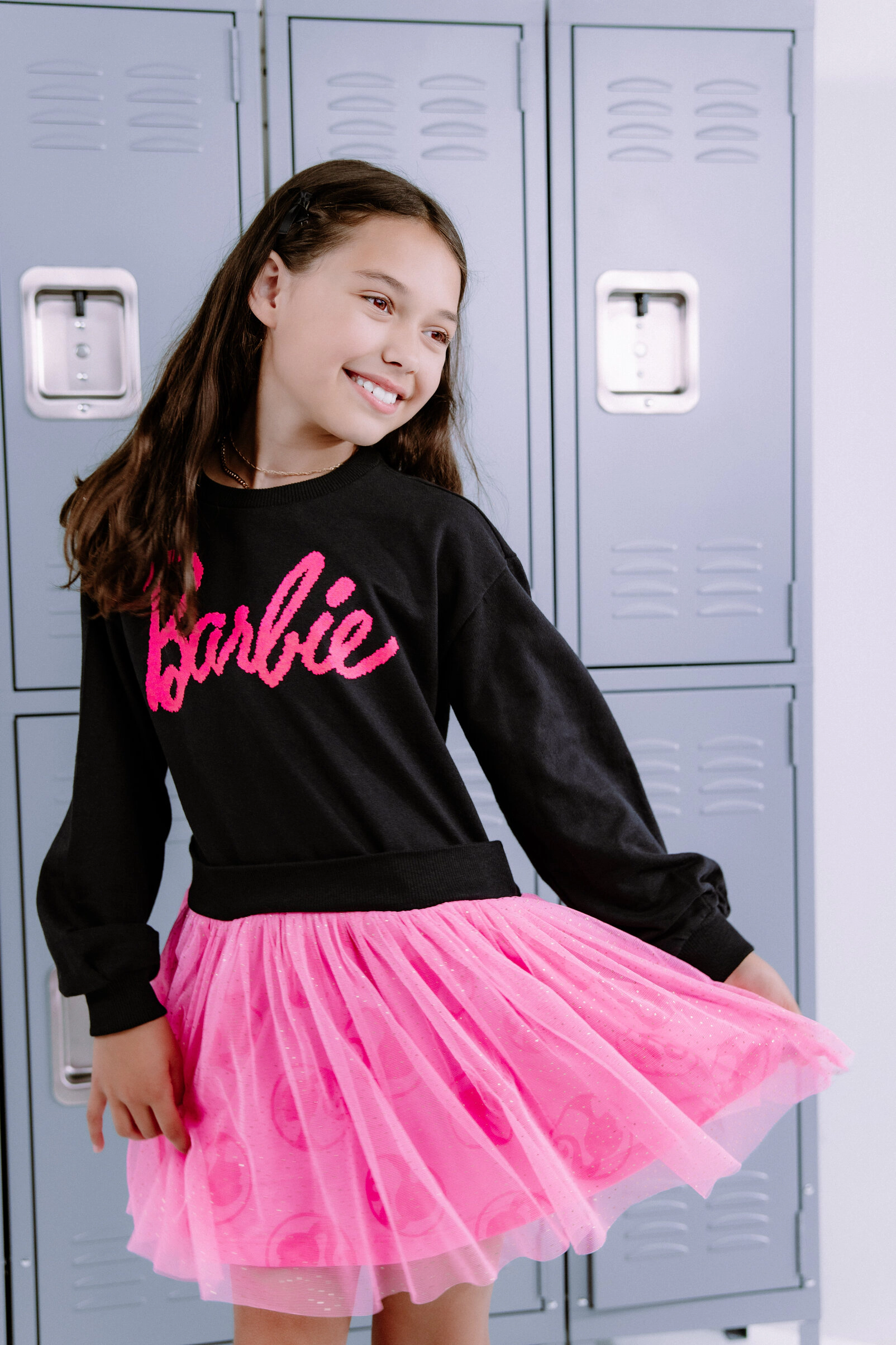 Barbie Girls' Glitter Tutu Dress