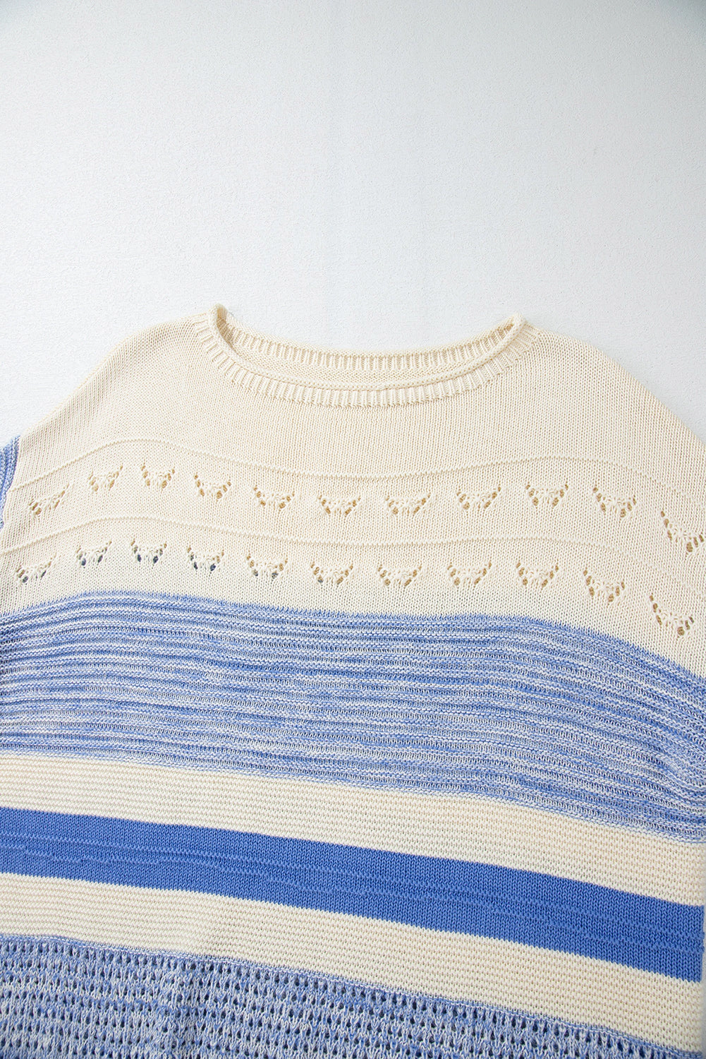 Threaded Pear Women's Sophia Stitch Puff Sleeve Sweater