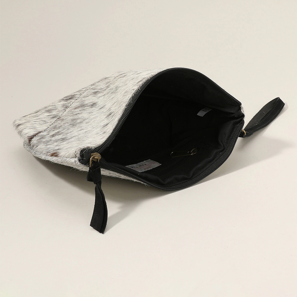 FASHNZFAB Animal Patterned Genuine Leather Clutch Bag