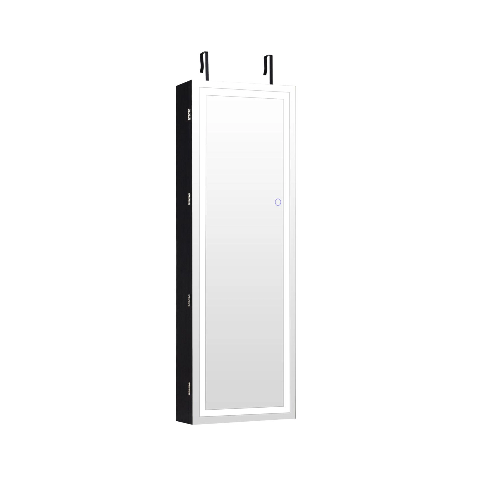 SlickBlue Women's LED Lighted Full-Length Jewelry Mirror Cabinet