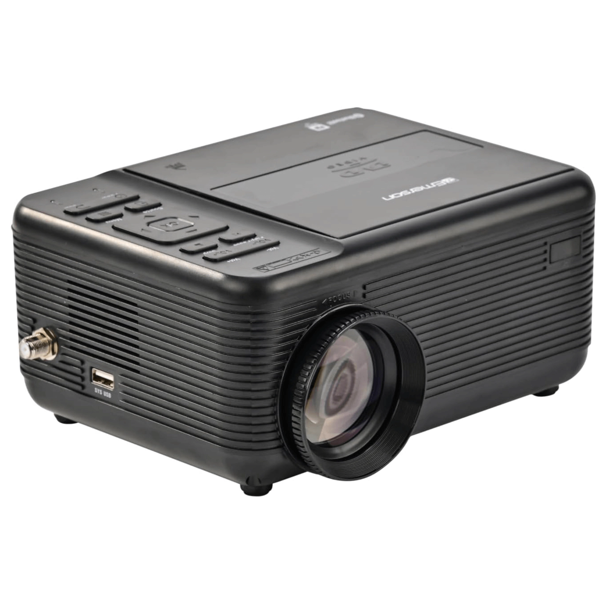 Emerson 120" Home Theater LCD Projector with Built-In TV Tuner and DVD Player