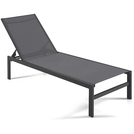 Hivvago 6-Position Chaise Lounge Chairs With Rustproof Aluminium Frame
