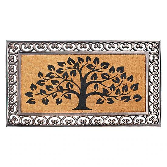 A1 Home Collectionss Coir and Rubber Door Mat 30x48 Inches Anti