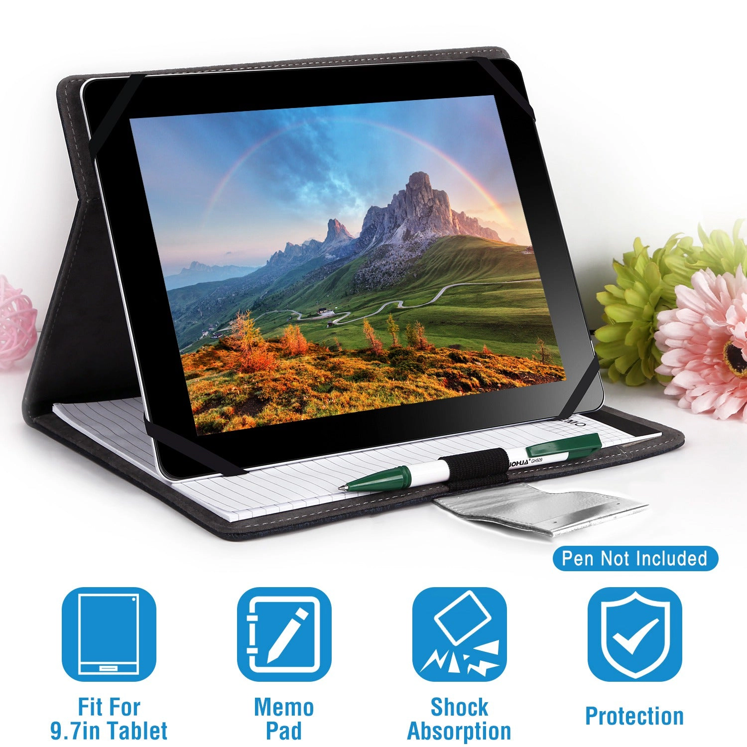 GBruno PU Leather Portfolio Case For 9.97 In Tablets