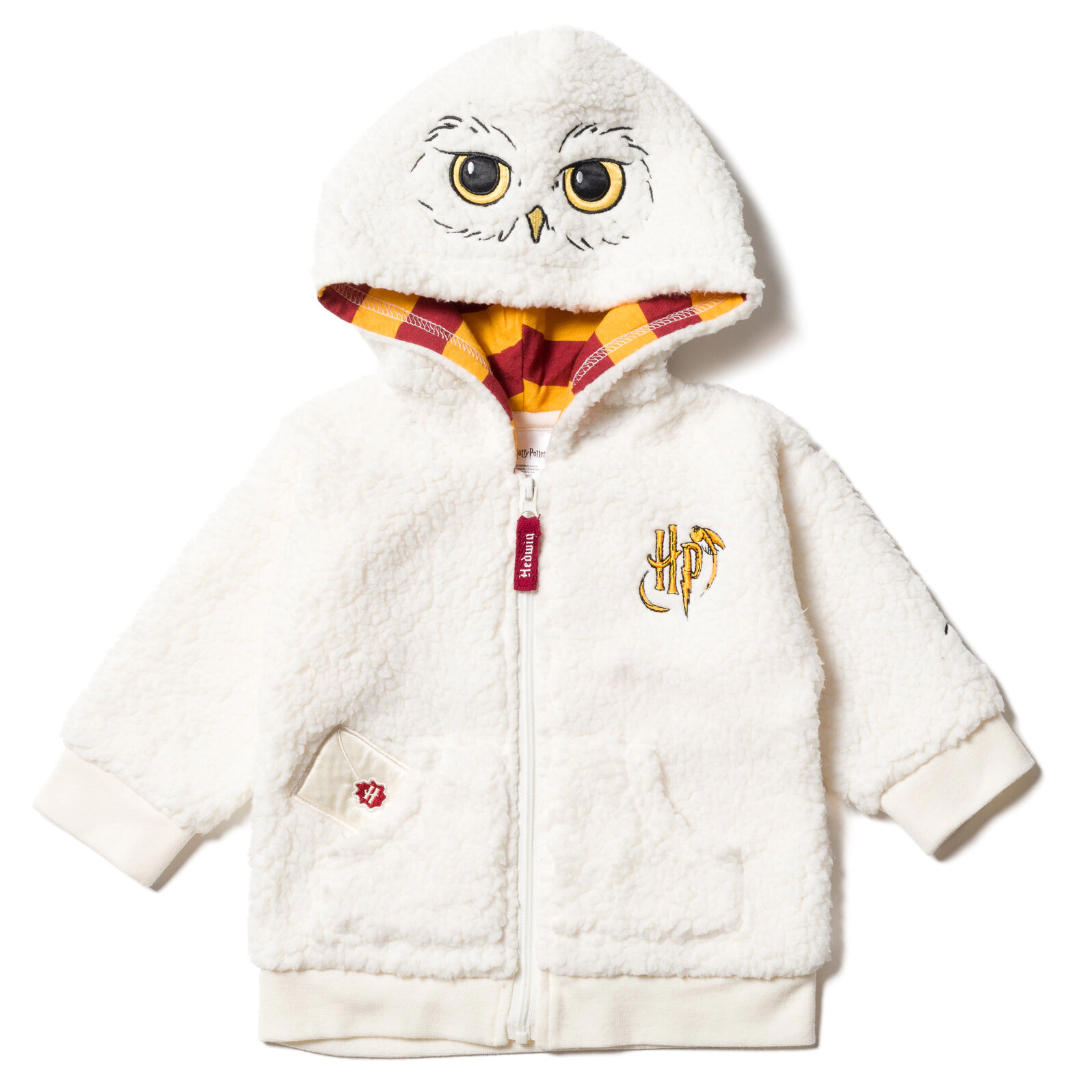 Harry Potter Hedwig Zip-Up Hooded Sweatshirt