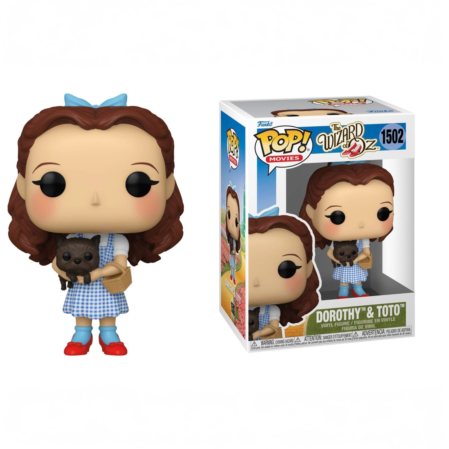Funko Pop! The Wizard of Oz 85th Anniversary - Dorothy and Toto #1502