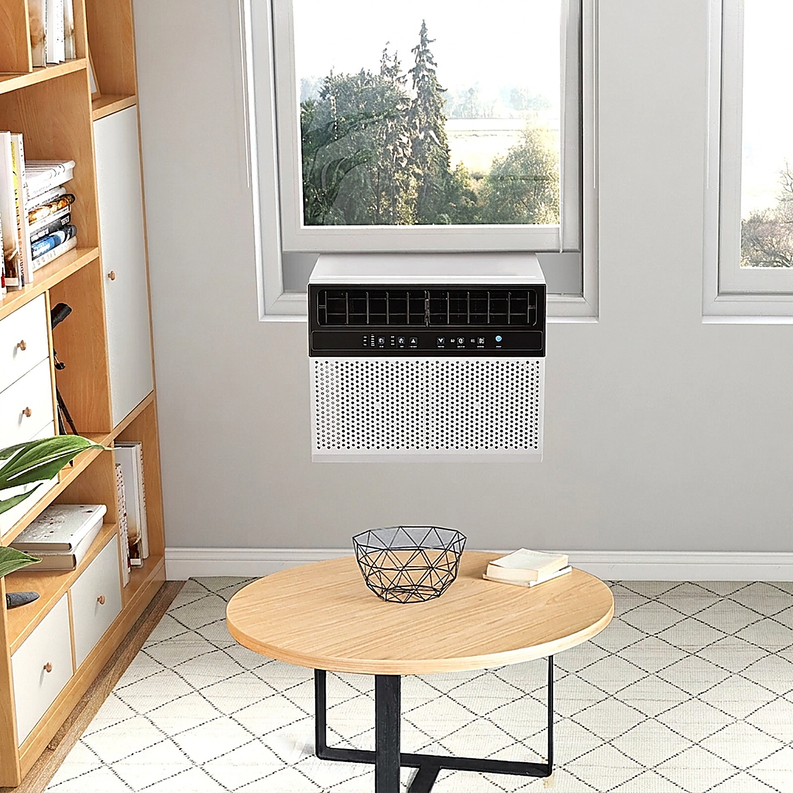 SUGIFT White 10000-BTU 250-sq ft 6-Mode Window Air Conditioner with 42-dB Quiet Operation and Remote