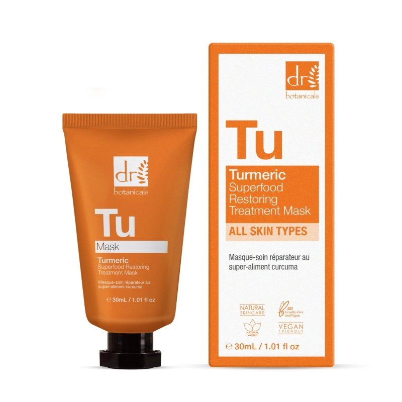 Dr. Botanicals Turmeric Superfood Restoring Treatment Mask 30ml