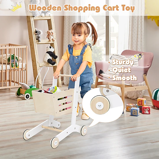 LJG Kids Grocery Store Playset Pretend Play Supermarket Shopping Set ...