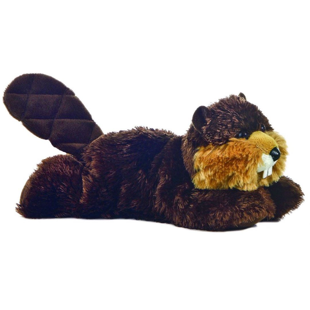 Aurora Mini Flopsie Builder the Beaver 8-Inch Stuffed Animal Plush