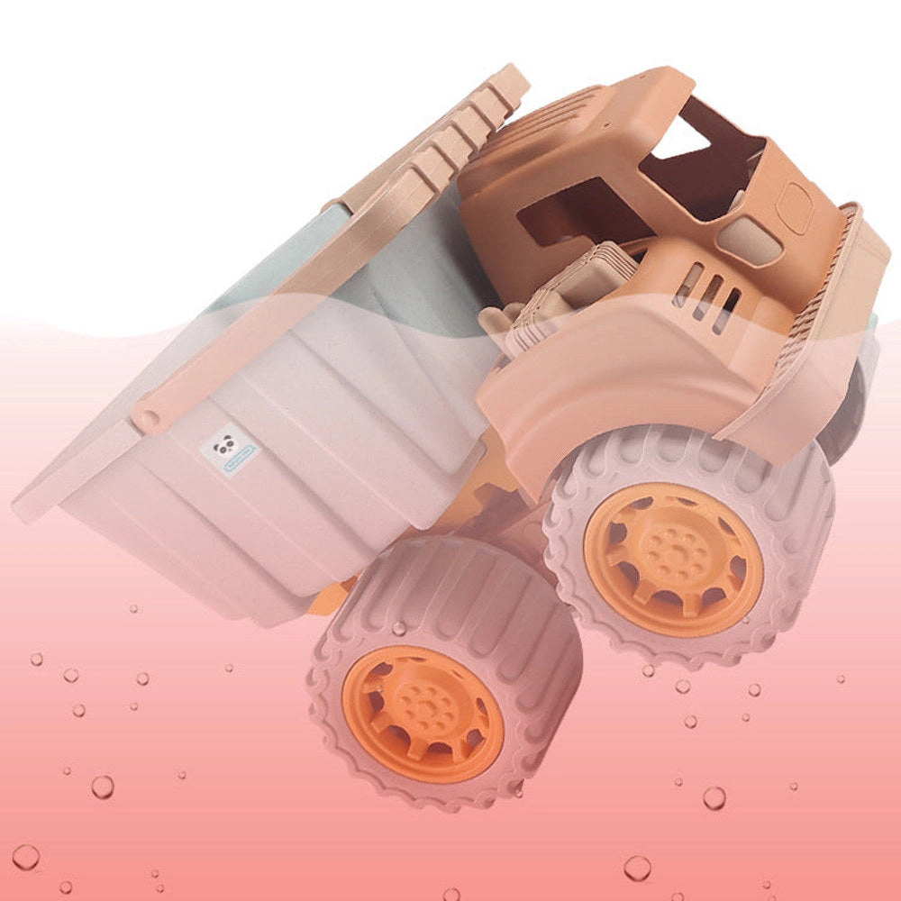 MyKids-USA Wheat Straw Beach Construction Truck - Medium Blue