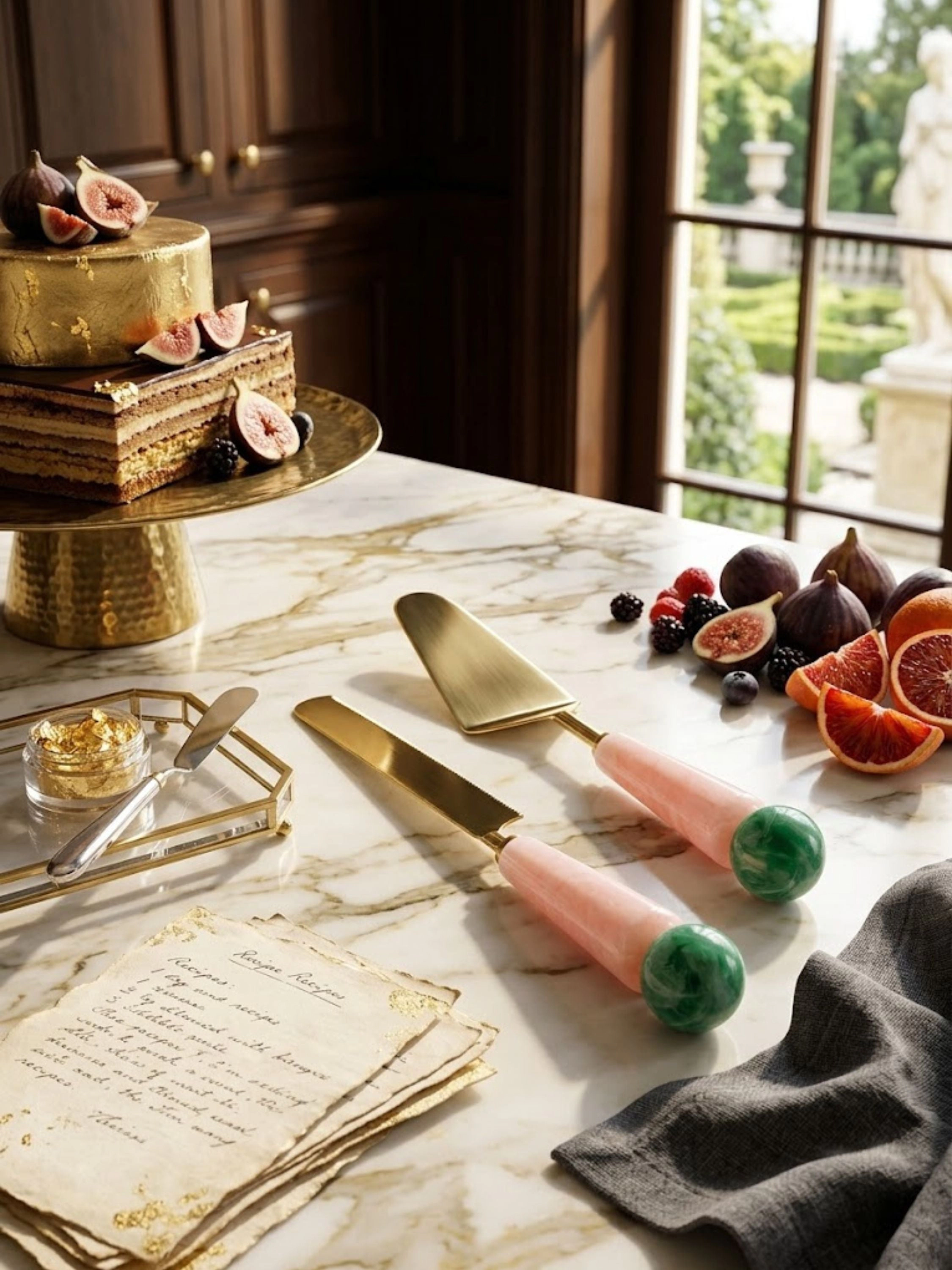 GAURI KOHLI Copenhagen Cake Servers