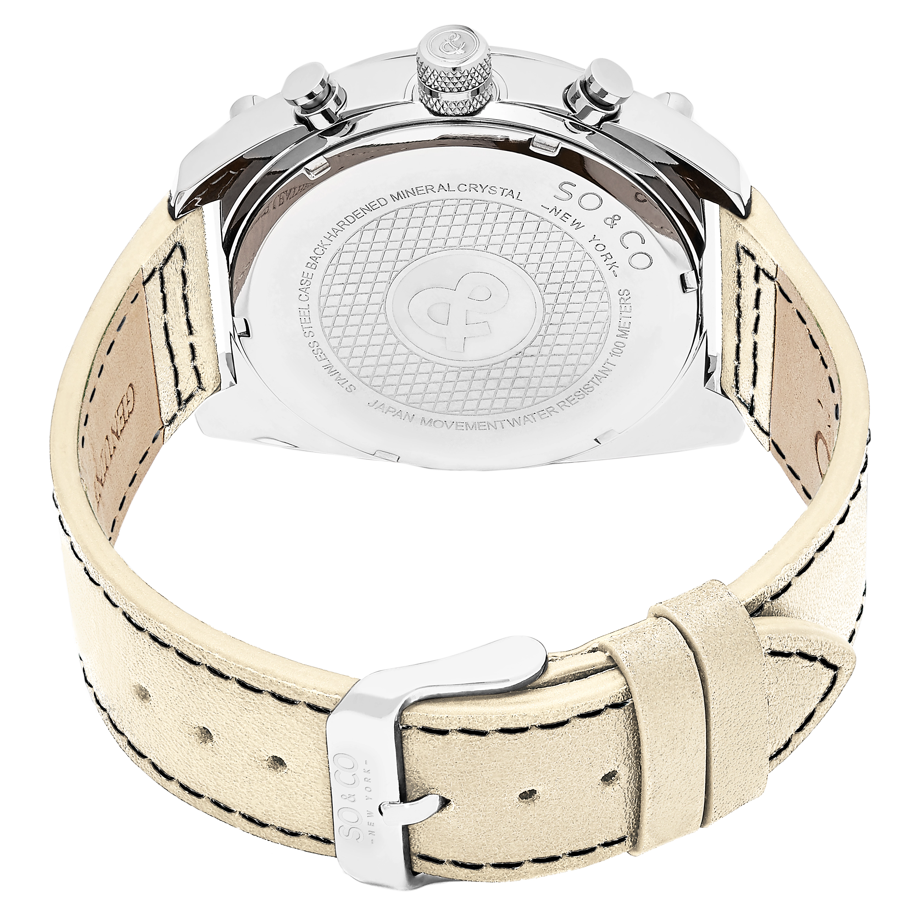 SO&CO 5285 44mm Classic Quartz Watch
