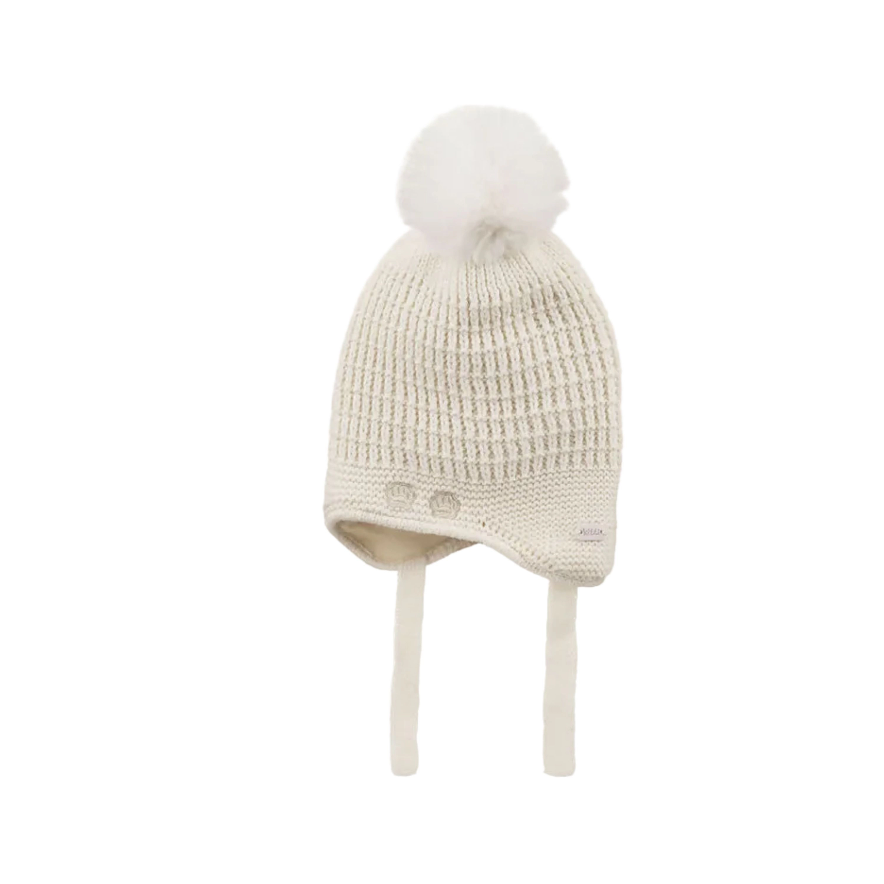 Wear Sierra Infants Girls Knitted Winter Beanie 3 Piece Set