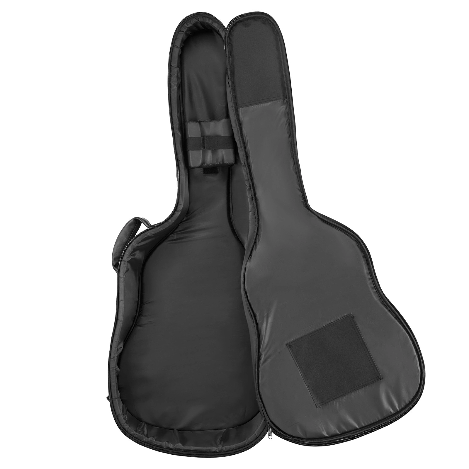 HONGGE Acoustic Guitar Bag 47.1 Inch Hard-Shell Protective Travel Carrying Case with Accessory Compartment Foam Padding