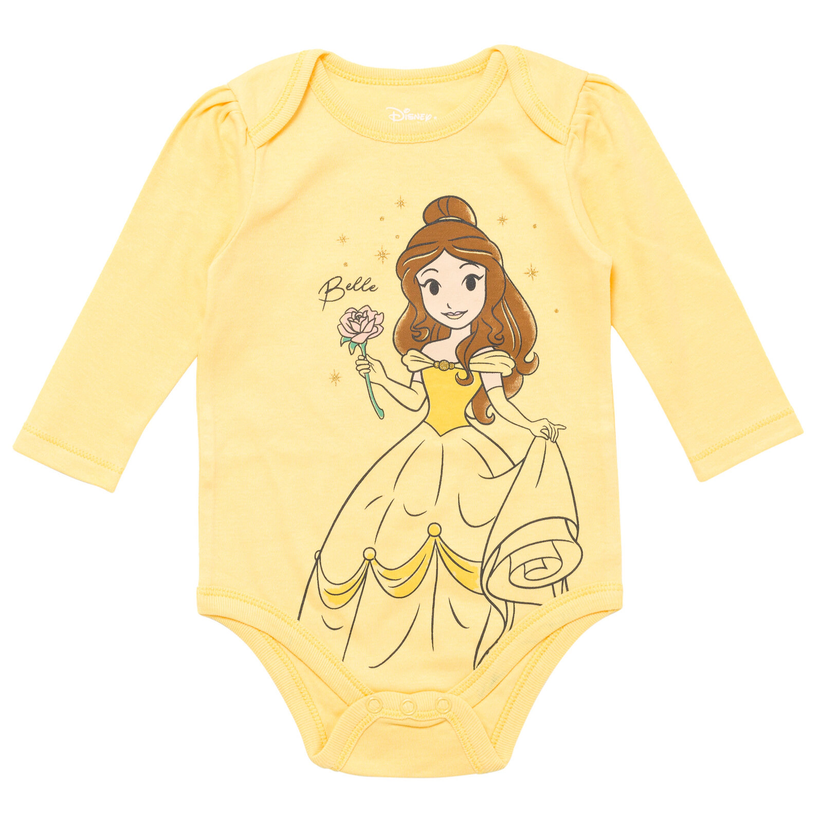Disney Baby Girls' 5-Pack Long Sleeve Bodysuits