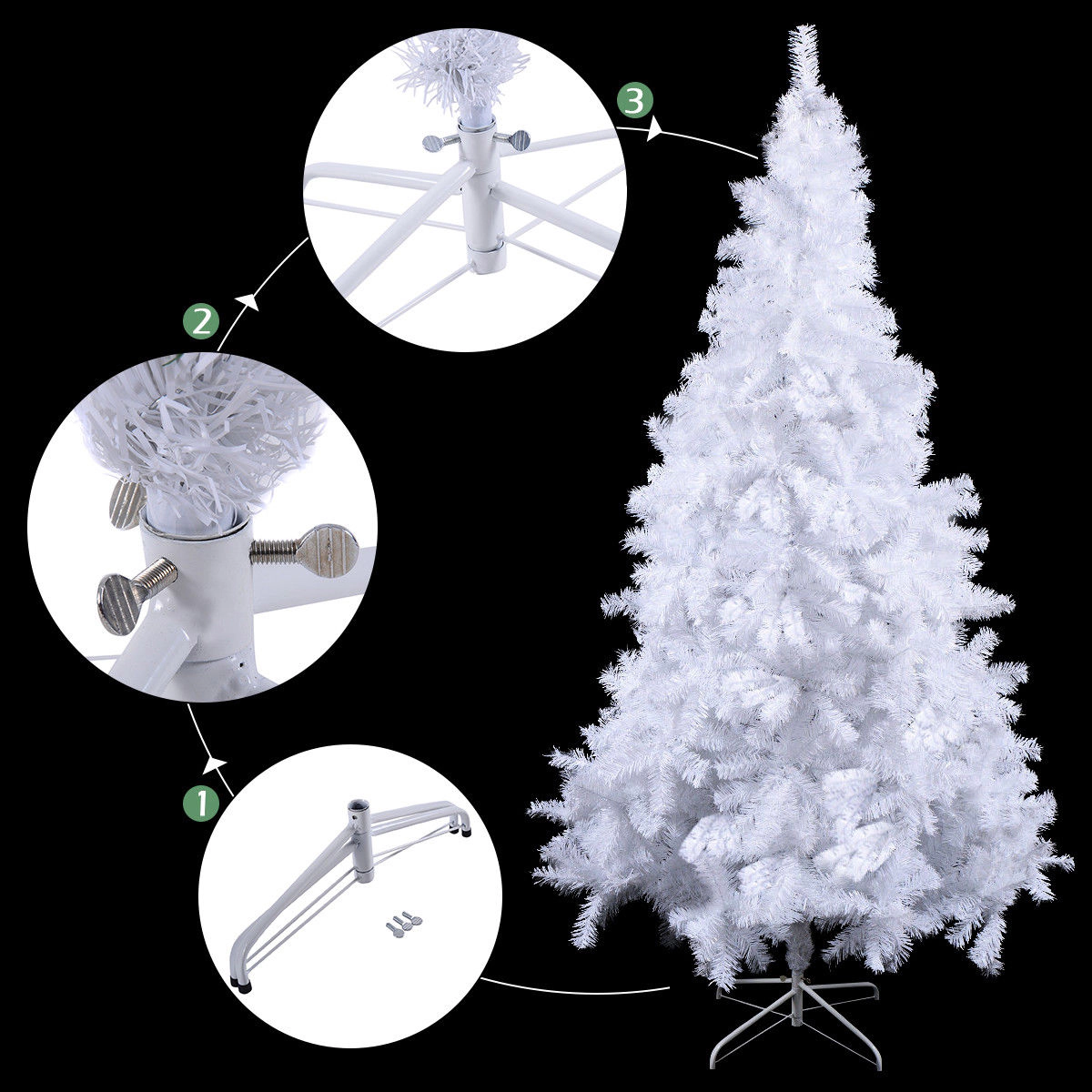 Costway Artificial 5/6Ft Christmas Tree Holiday Indoor Outdoor