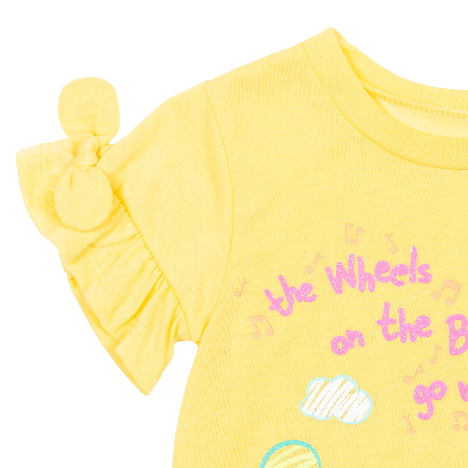 Cocomelon Girls' Glitter T-Shirt and Leggings Set