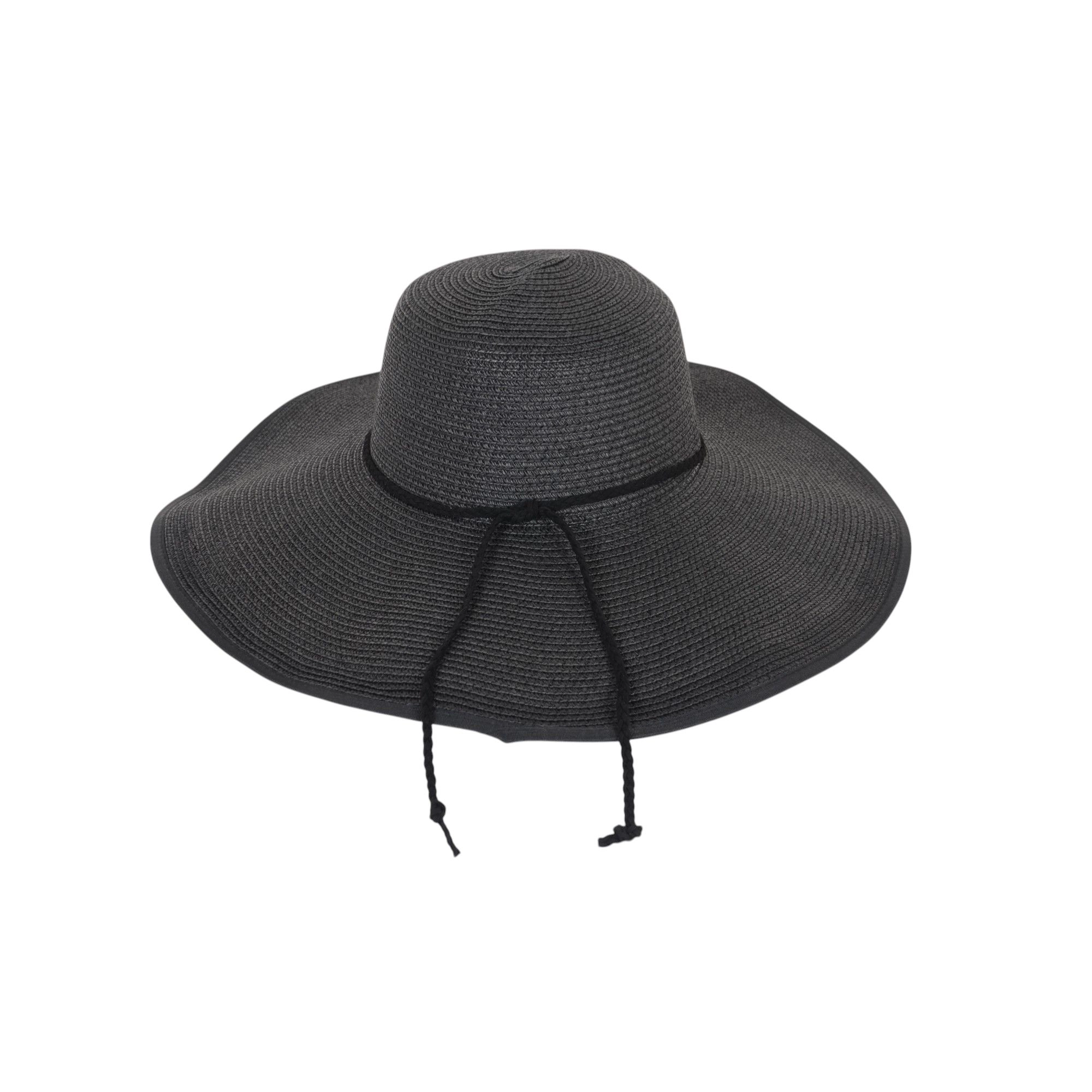 Anna-Kaci Women's Wide Brim Straw Sun Hat with Braided Cord Detail Lightweight Packable Design for Outdoor Protection