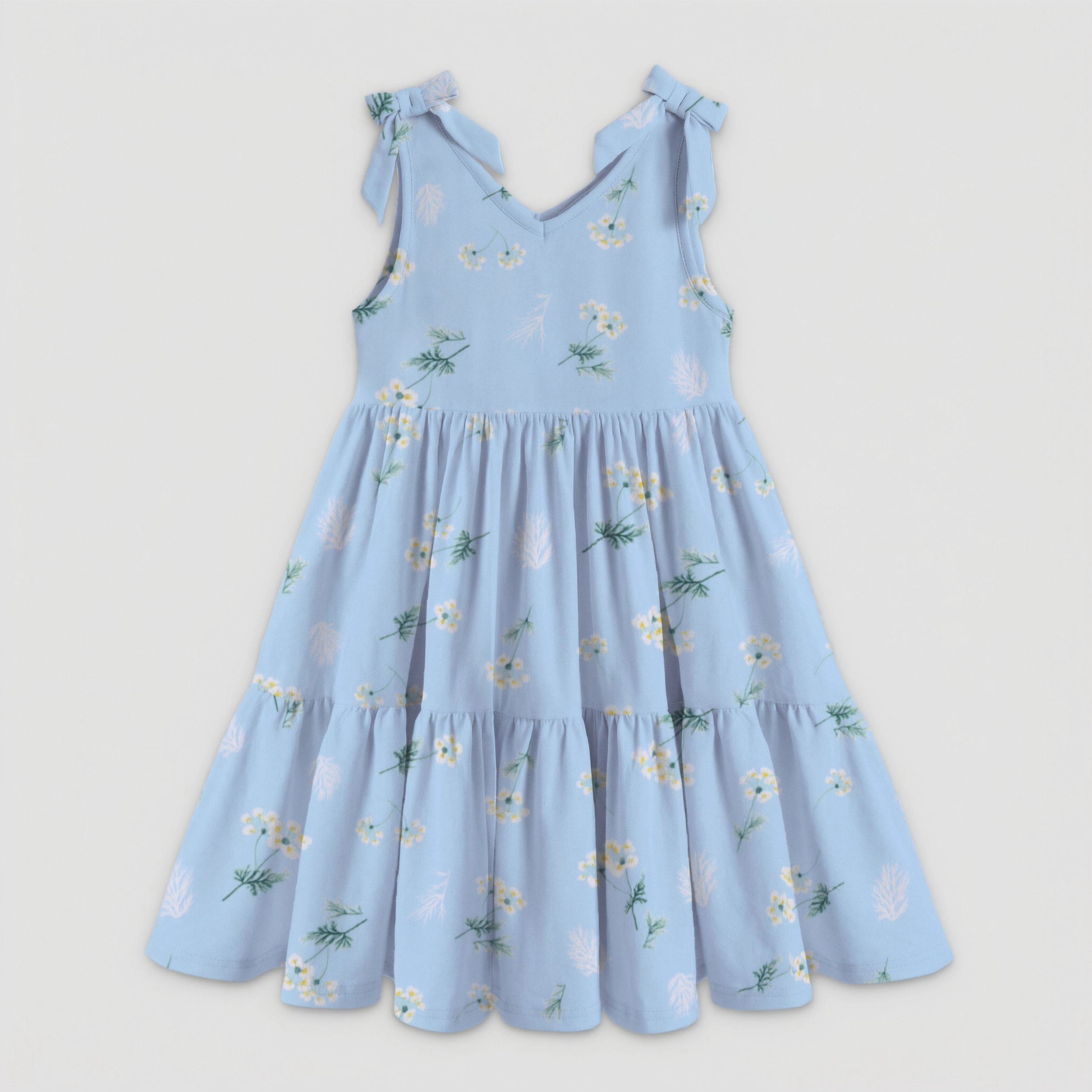 Arshiner Summer Dresses For Girls Little Casual Beach Party Bowknot Sling Sundress Toddler
