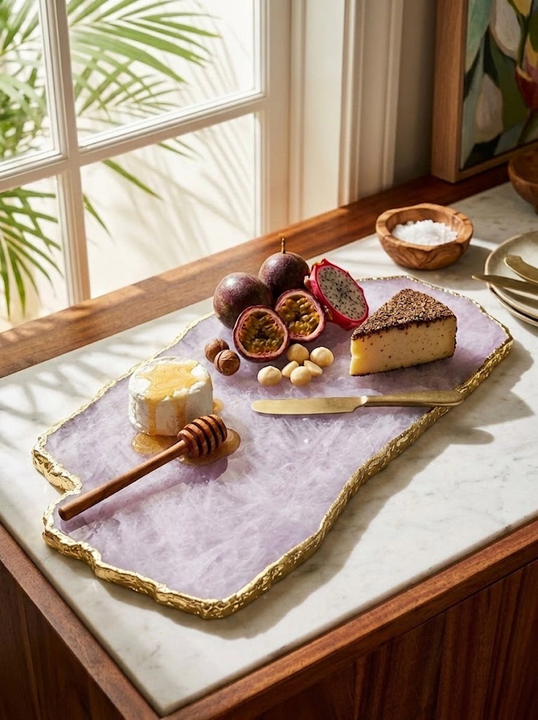 GAURI KOHLI Dazzle Aventurine Cheese Board