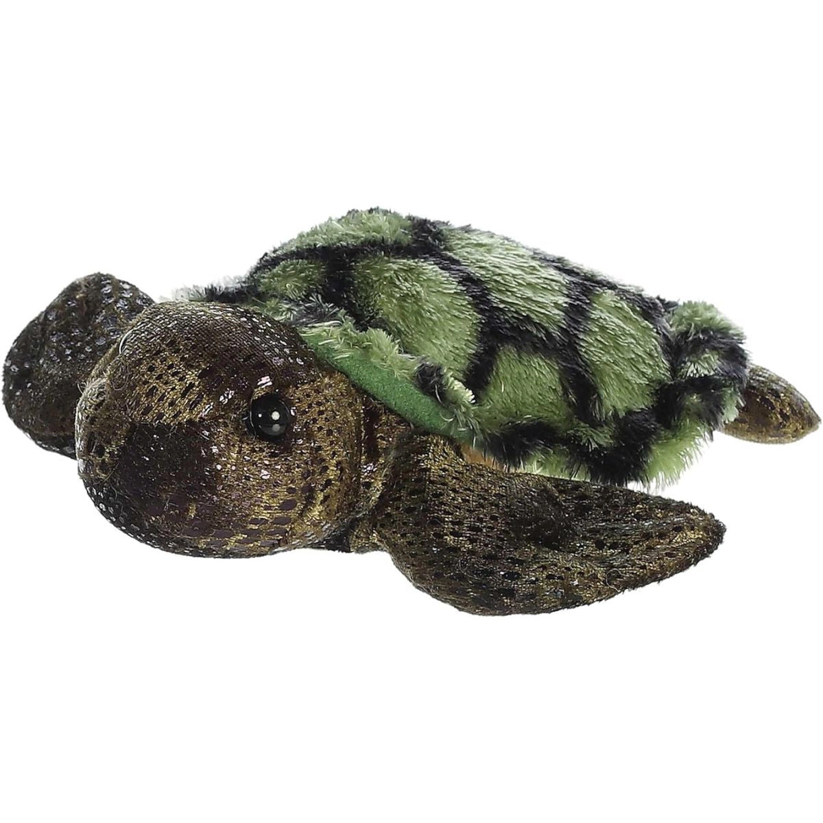 Aurora Mini Flopsie Splish-Splash Sea Turtle 8-Inch Stuffed Animal Plush