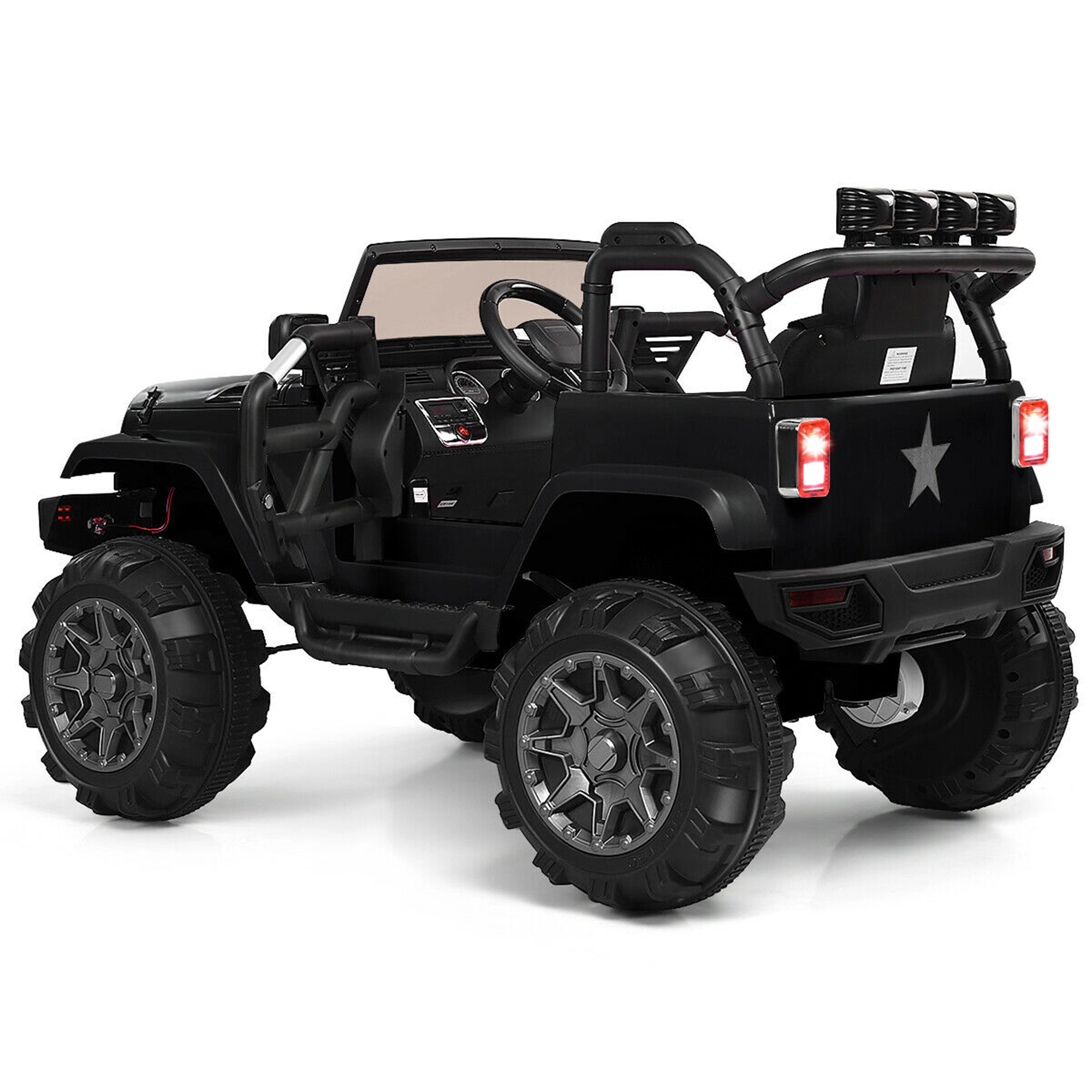 Costway 12V Kids Ride On Truck Car w/ Remote Control MP3 Music LED Lights Pink