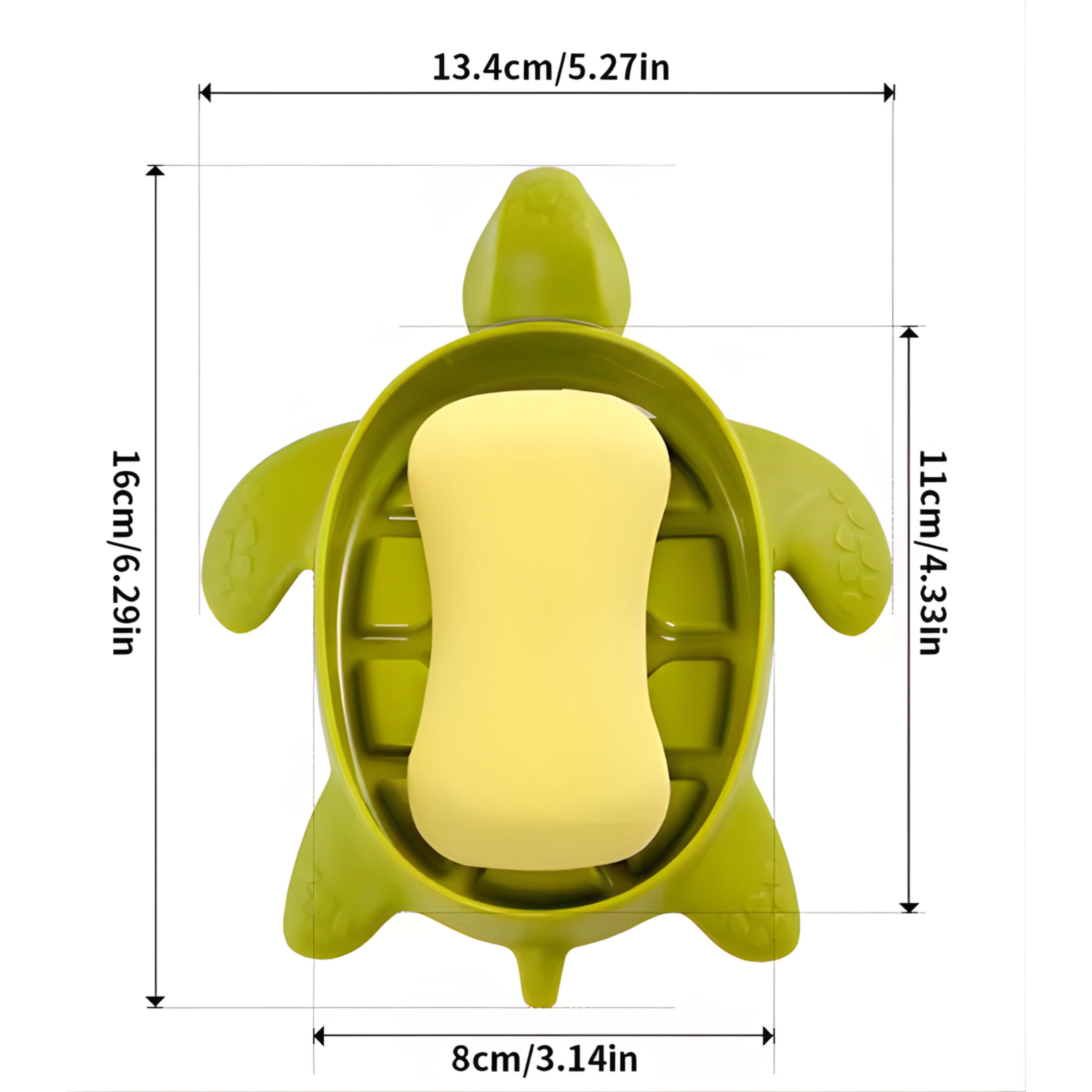 Kitcheniva 1-Piece Self-Draining Turtle Soap Dish