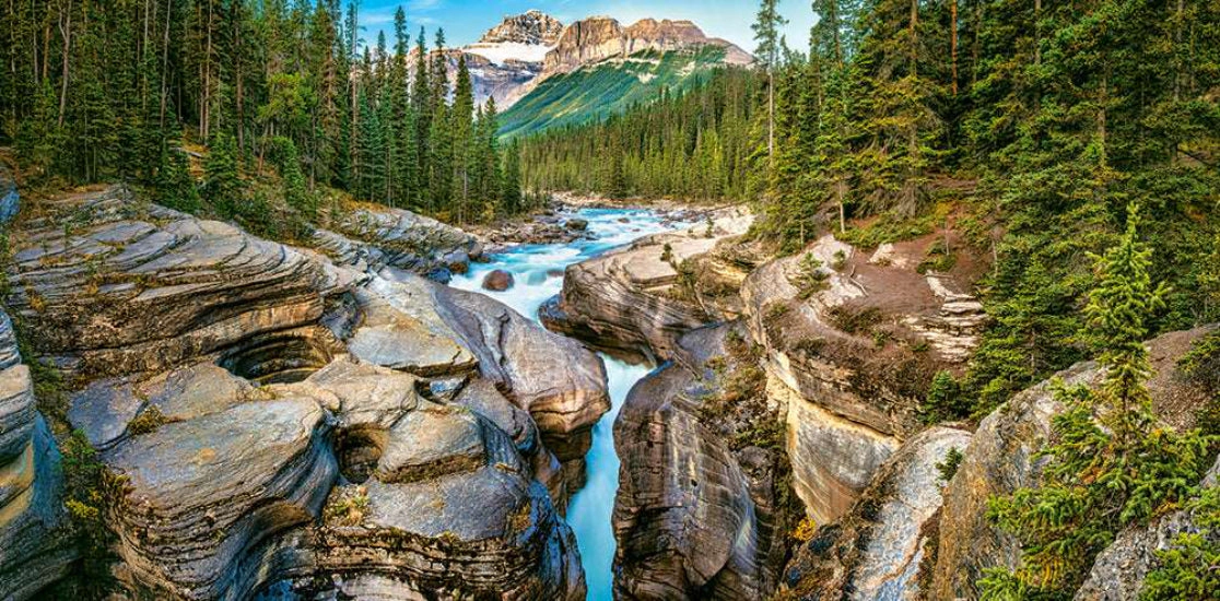 CASTORLAND 4000 Piece Jigsaw Puzzles, Mistaya Canyon, Banff National Park, Canada, C-400348-2