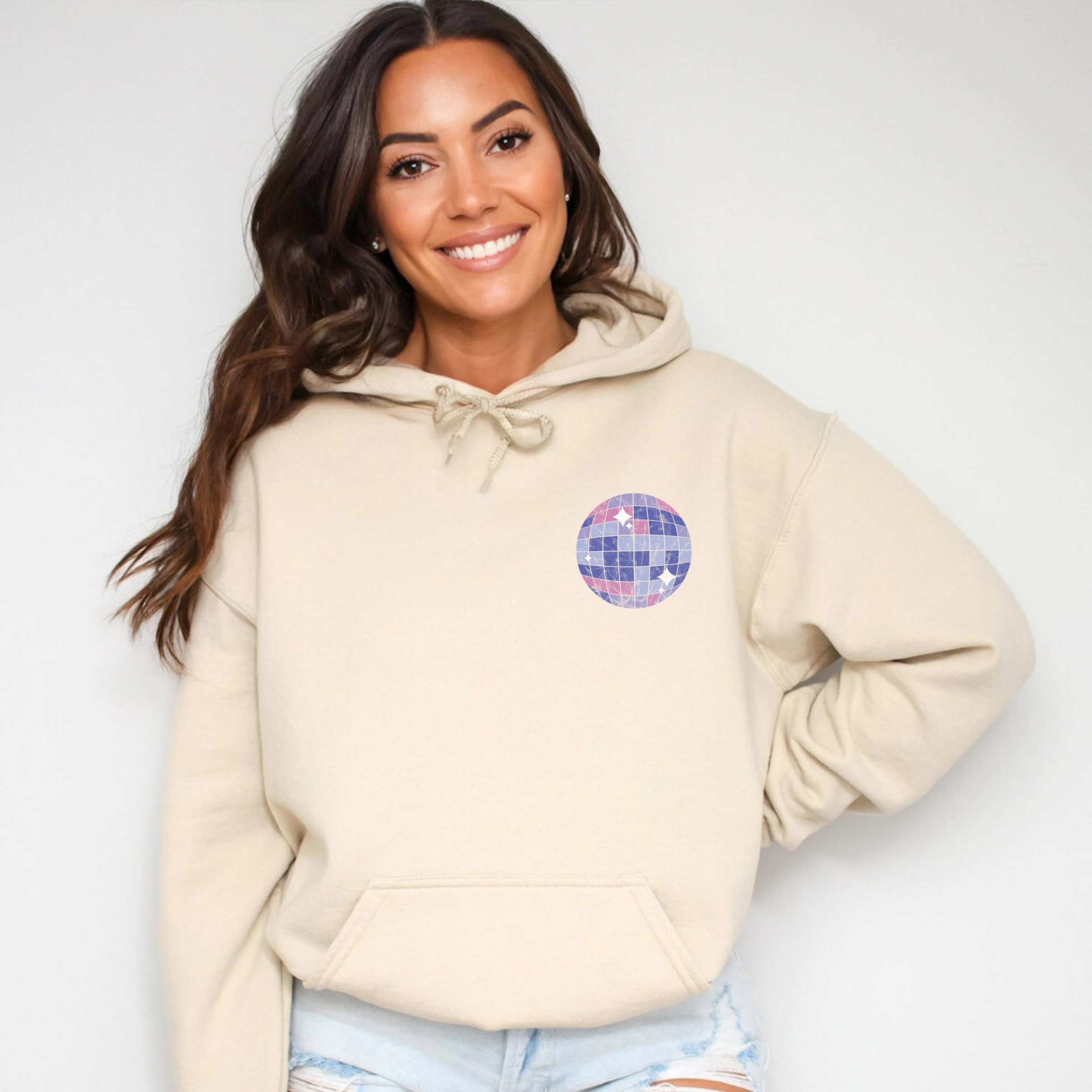 Simply Sage Market - Women's Graphic Hoodie Time For The Disco